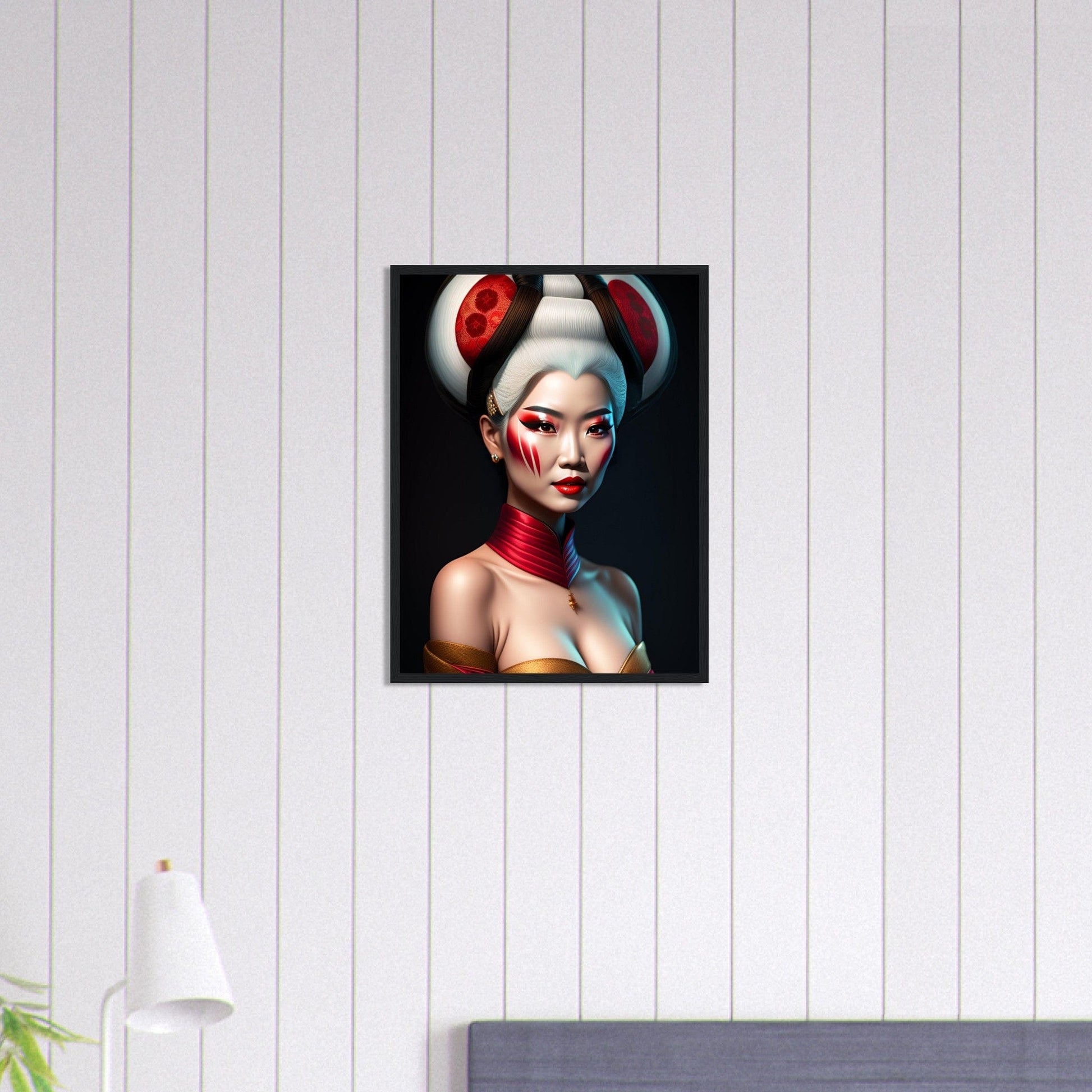 Canvanation Print Material Tableau Japon Geisha Horreur