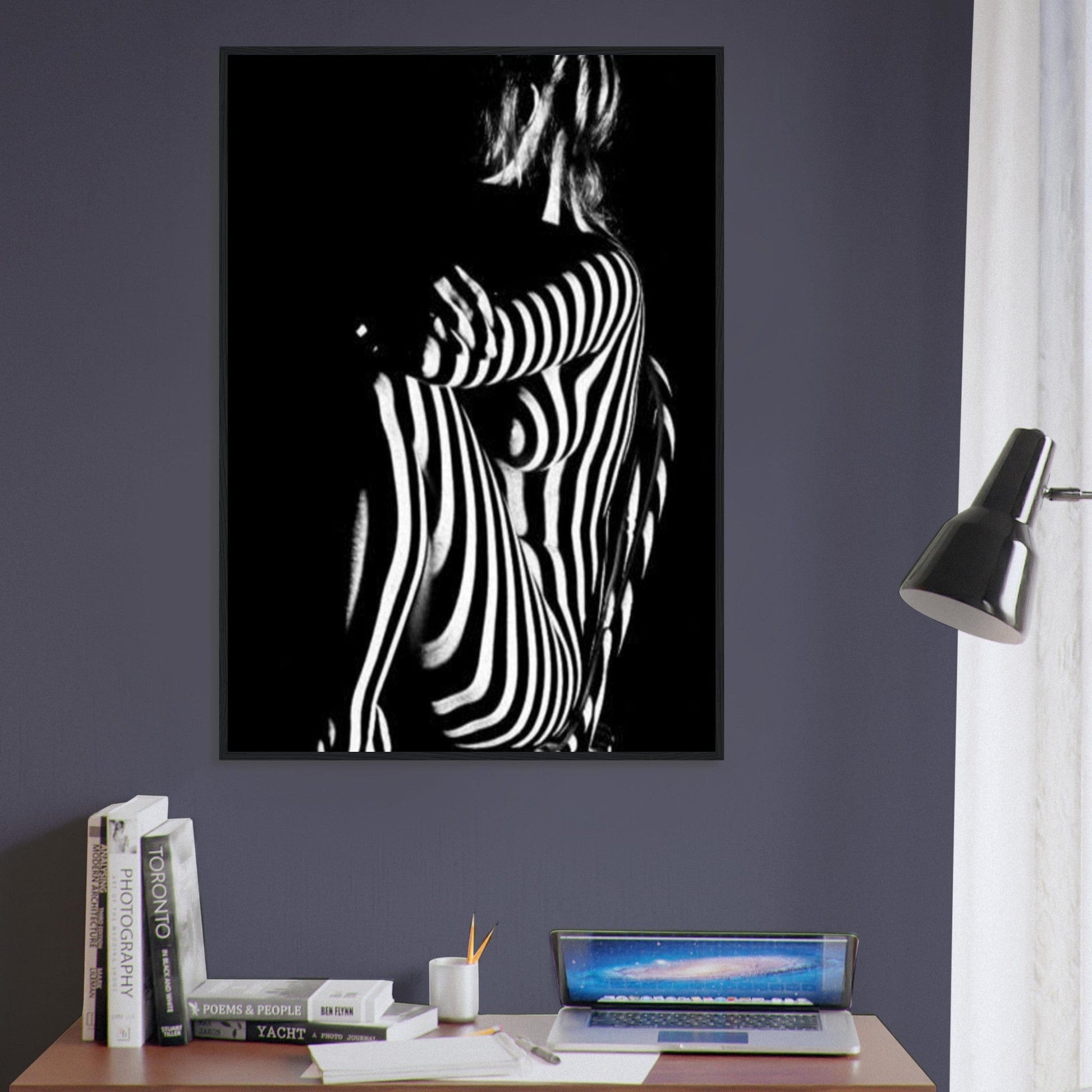 Canvanation Print Material Tableau Photo Noir Et Blanc-Femme-Sensuelle