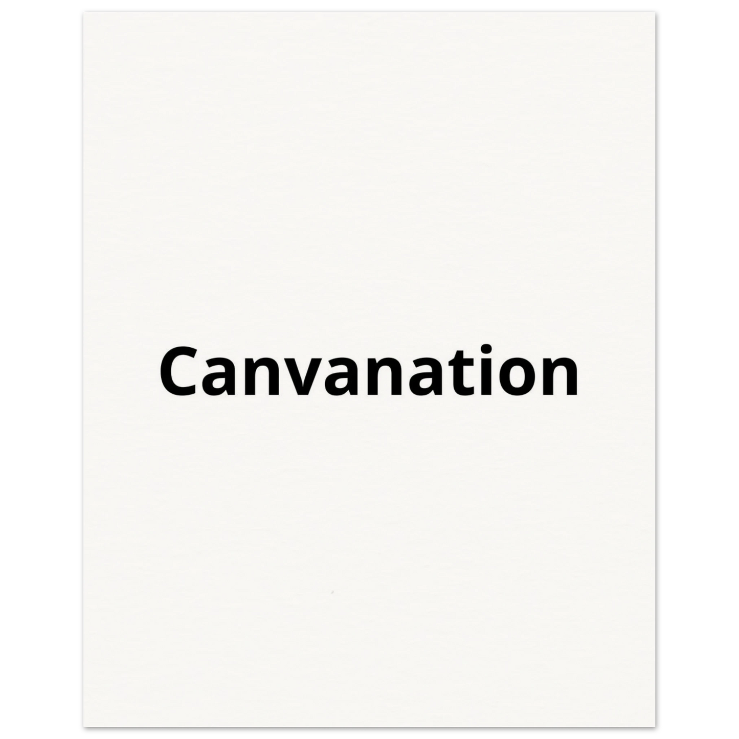 Canvanation Print Material 20x25 cm / 8x10″ Poster Personnalisé HD