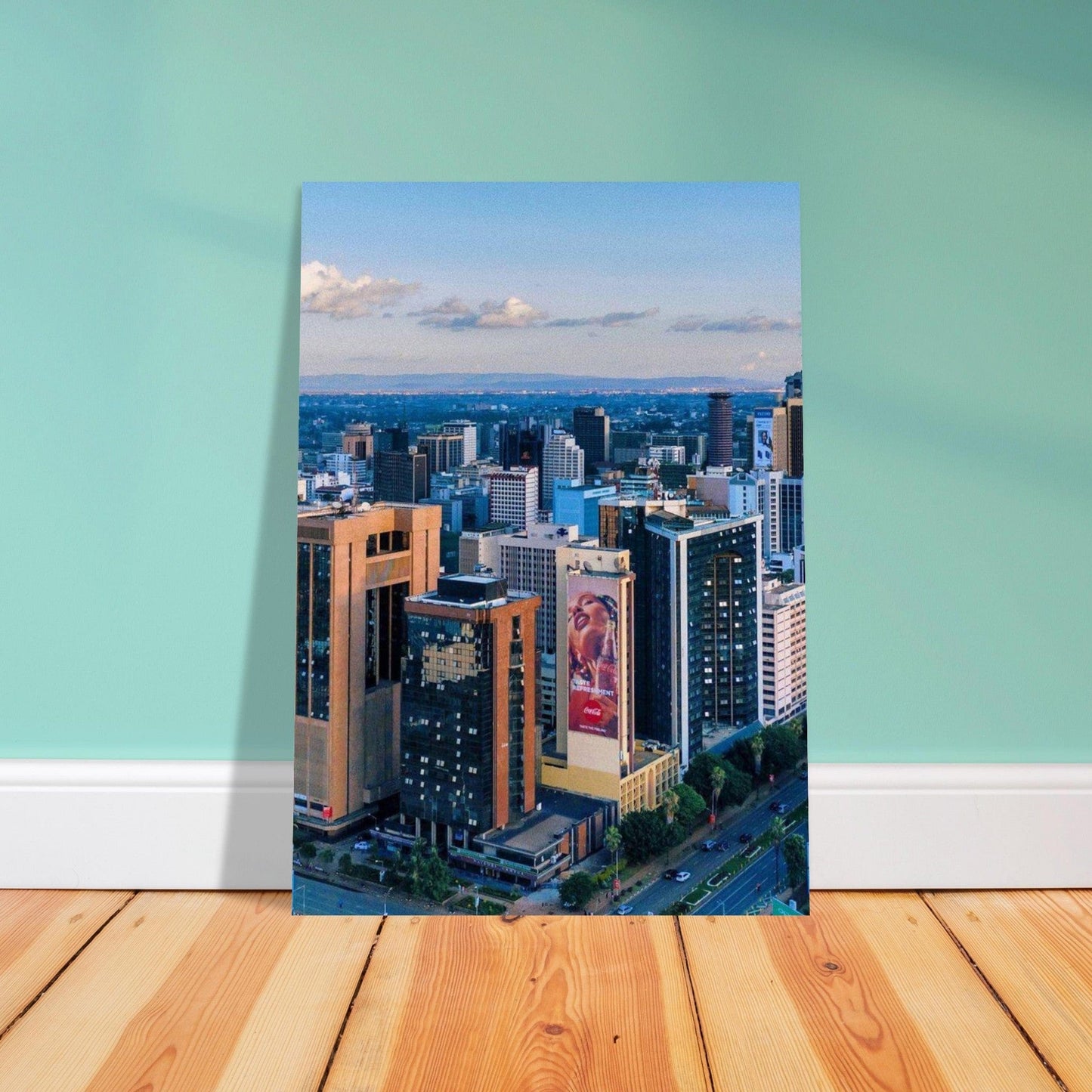 Gelato Print Material Affiche Africain Ville Kenya