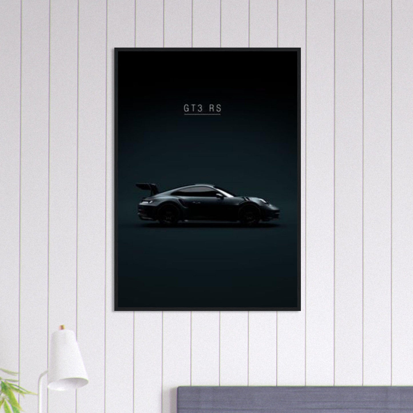 Canvanation Print Material 70x100 cm / 28x40″ Tableau Noir GT 3 RS Porsche