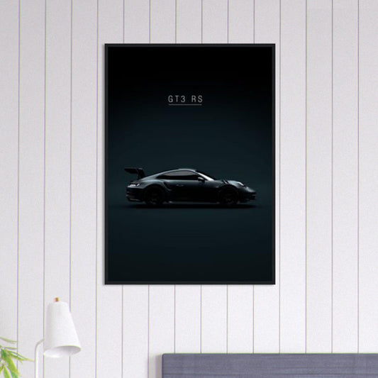 Canvanation Print Material 70x100 cm / 28x40″ Tableau Noir GT 3 RS Porsche
