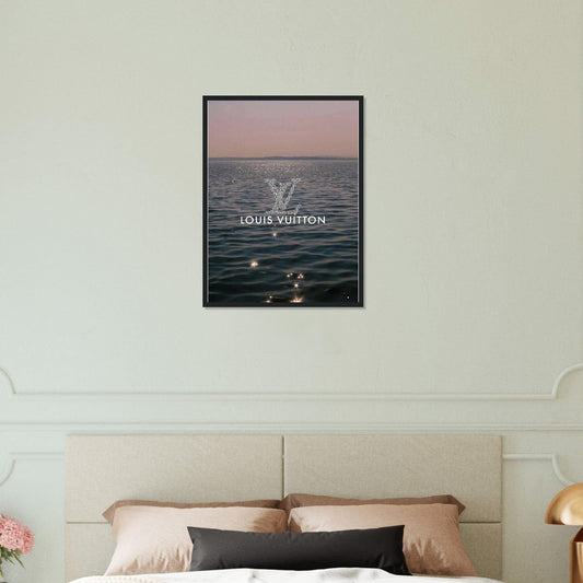 Canvanation Print Material 45x60 cm / 18x24″ Tableau Louis Vuitton Aqua
