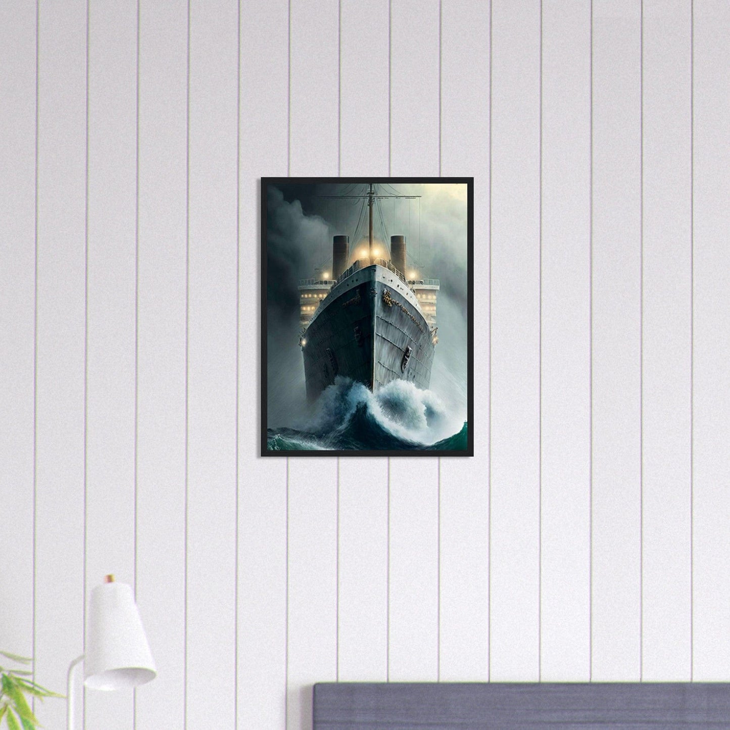 Gelato Print Material Tableau Bateau Mer