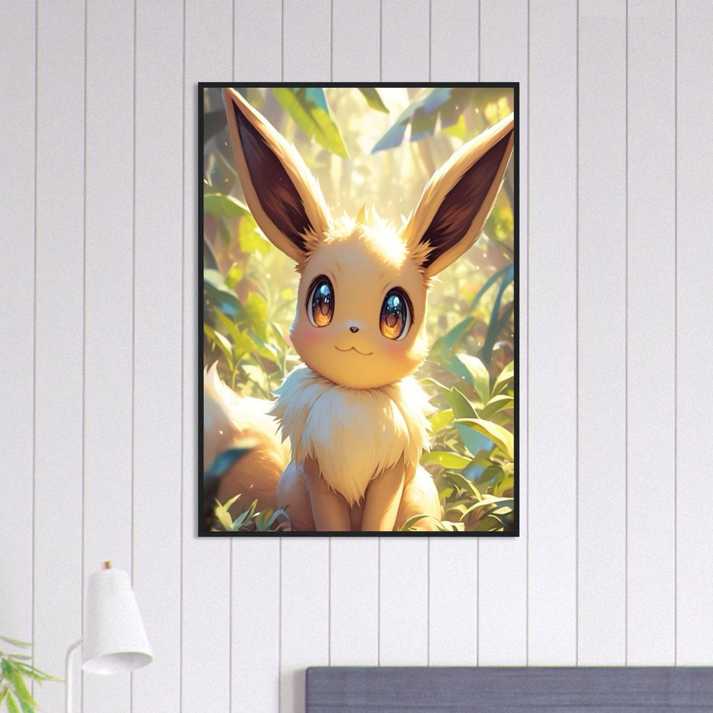 Canvanation Print Material 70x100 cm / 28x40″ Tableau Pokémon Evoli - Chambre Bébé