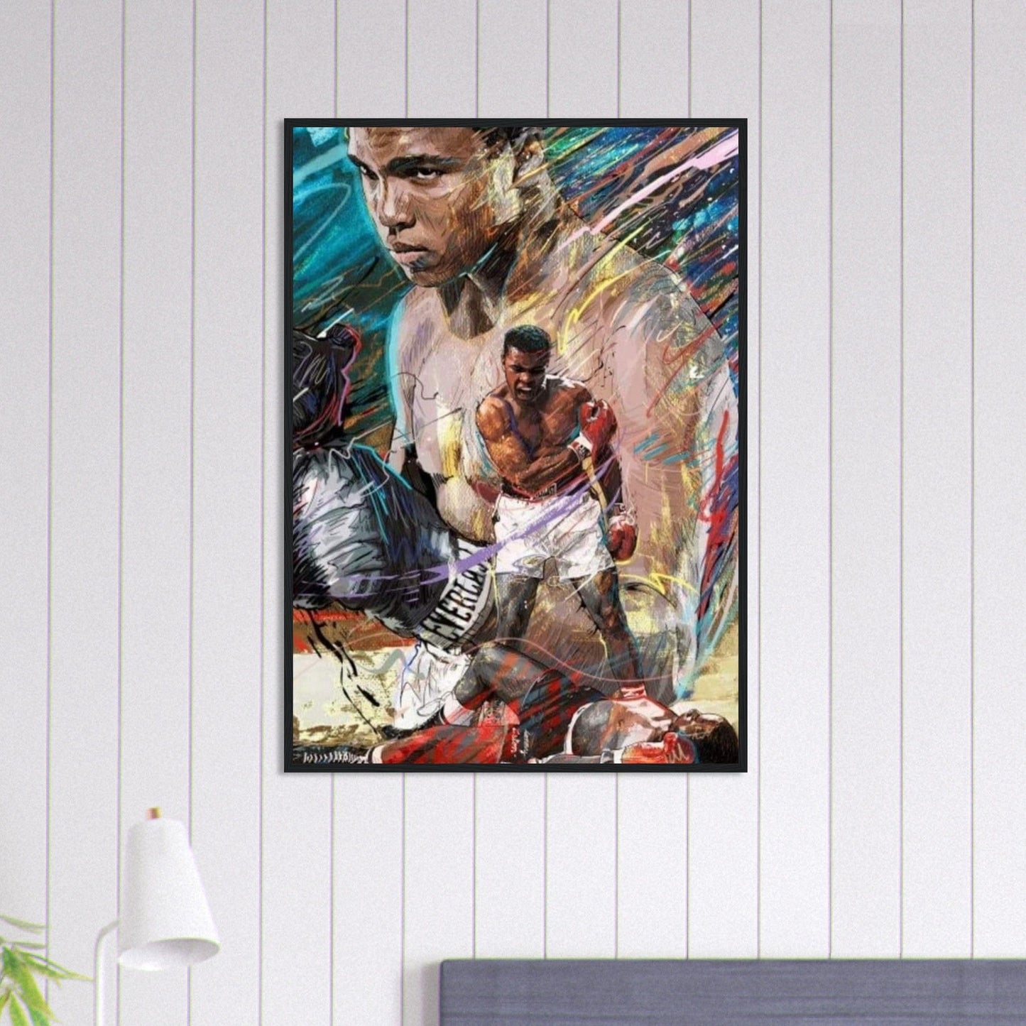 Canvanation Print Material 70x100 cm / 28x40″ Tableau Boe Mohamed Ali Dessin