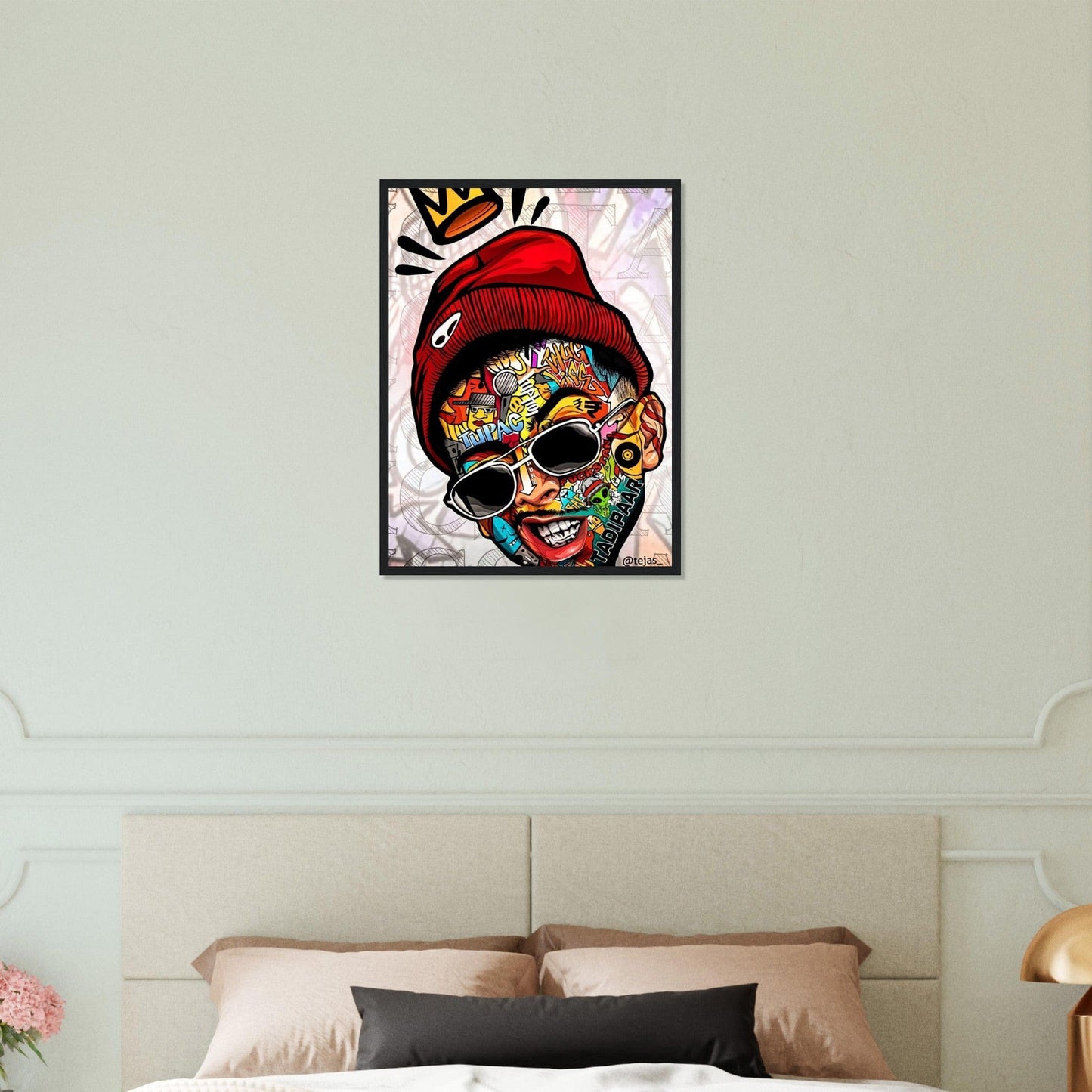Gelato Print Material Graffiti Tableau