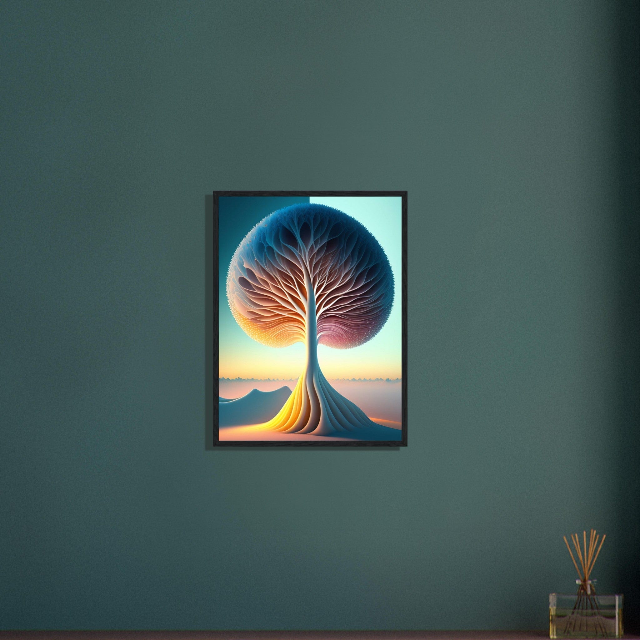 Canvanation Print Material Peinture Abstraite Arbre De Vie