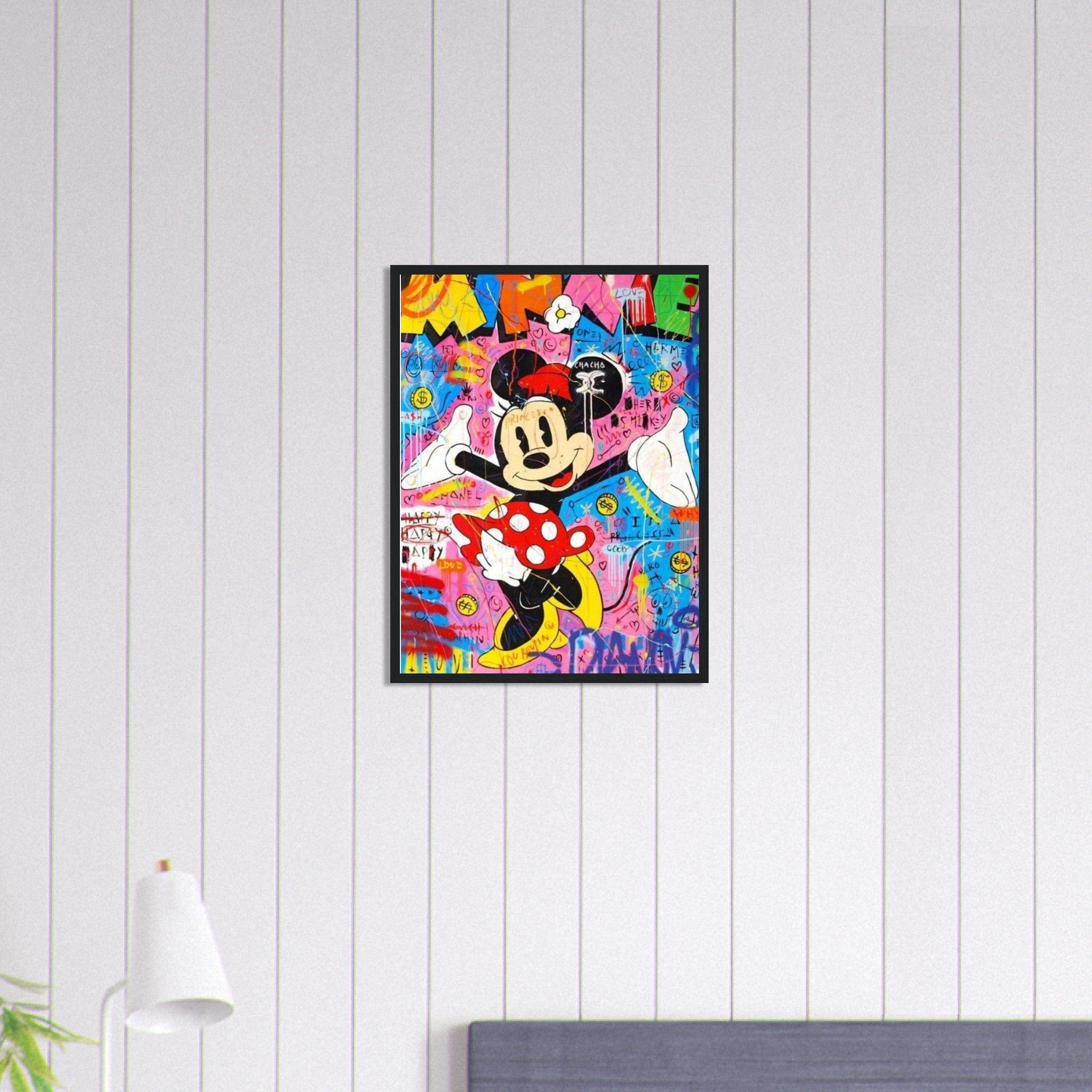 Gelato Print Material Tableau Minnie Street Art