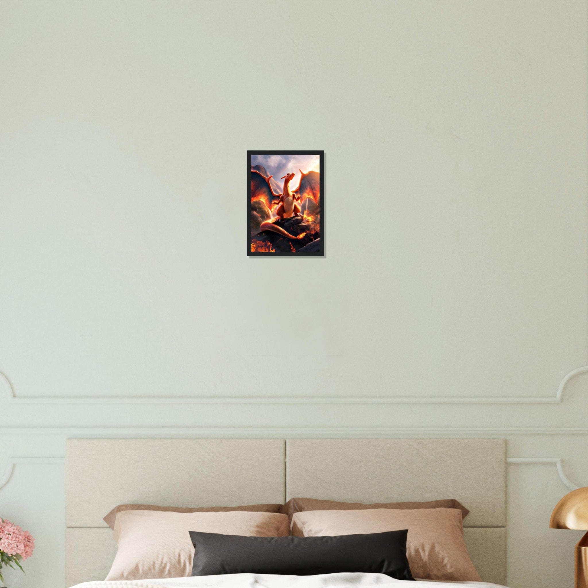 Canvanation Print Material Tableau Pokémon Dragon Feu