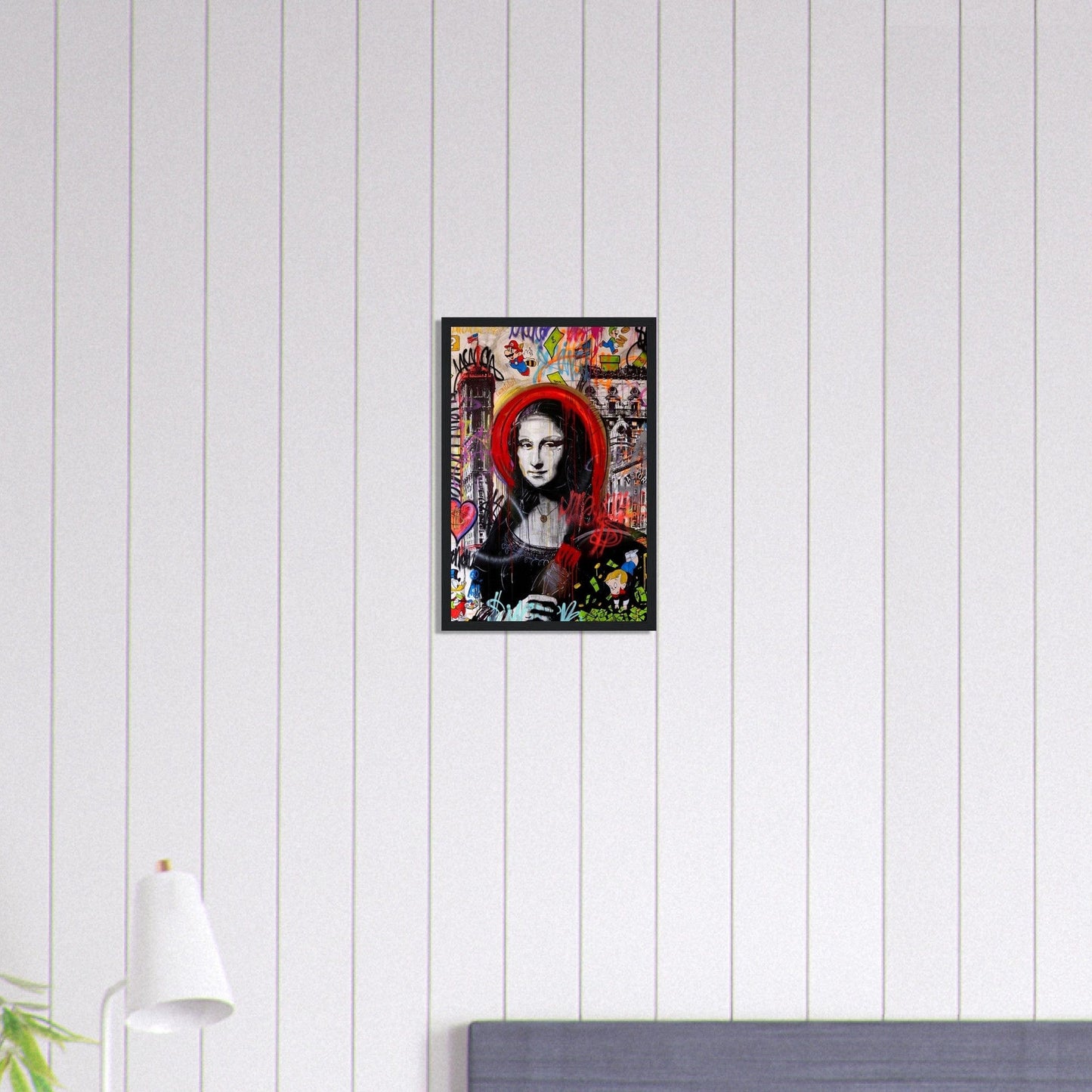 Canvanation Print Material 30x45 cm / 12x18″ Tableau Street Art Joconde