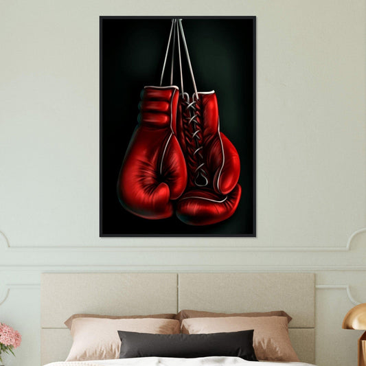 Canvanation Print Material 70x100 cm / 28x40″ Tableau Boxe Gants Dessin
