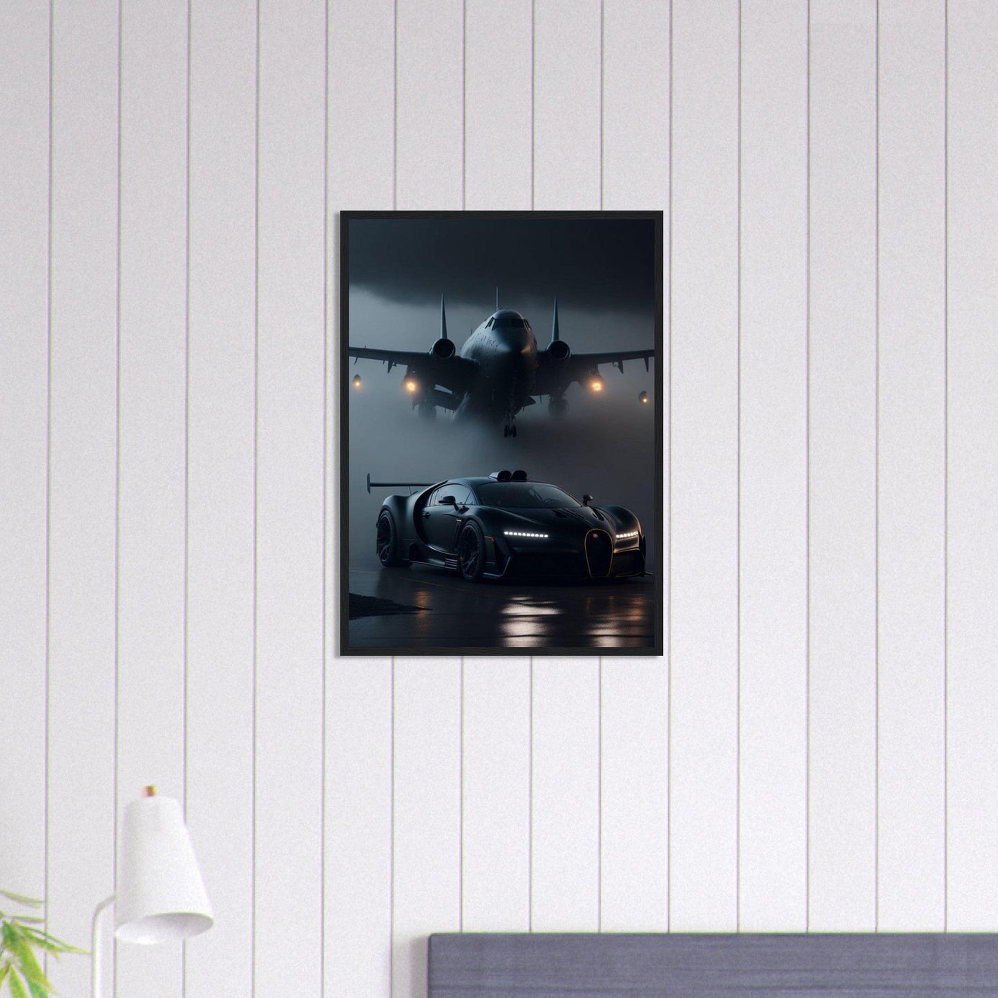 Canvanation Print Material 50x70 cm / 20x28″ Tableau Voiture Bugatti
