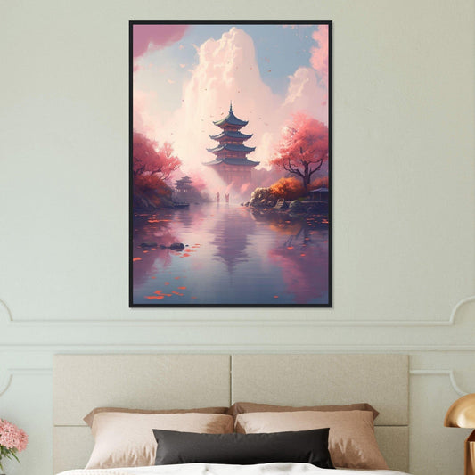 Canvanation Print Material 70x100 cm / 28x40″ Tableau Japon Fleur De Cerisier