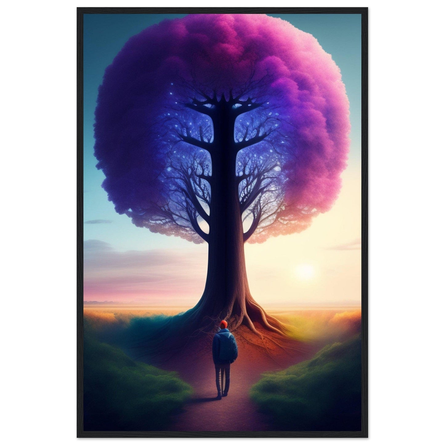 Canvanation Print Material 60x90 cm / 24x36″ Tableau Gustave Klimt Arbre De Vie