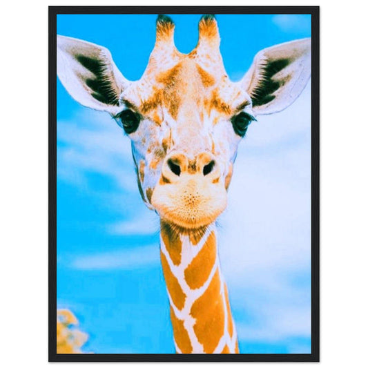 Gelato Print Material 45x60 cm / 18x24″ Tableau Girafe Avec Cadre