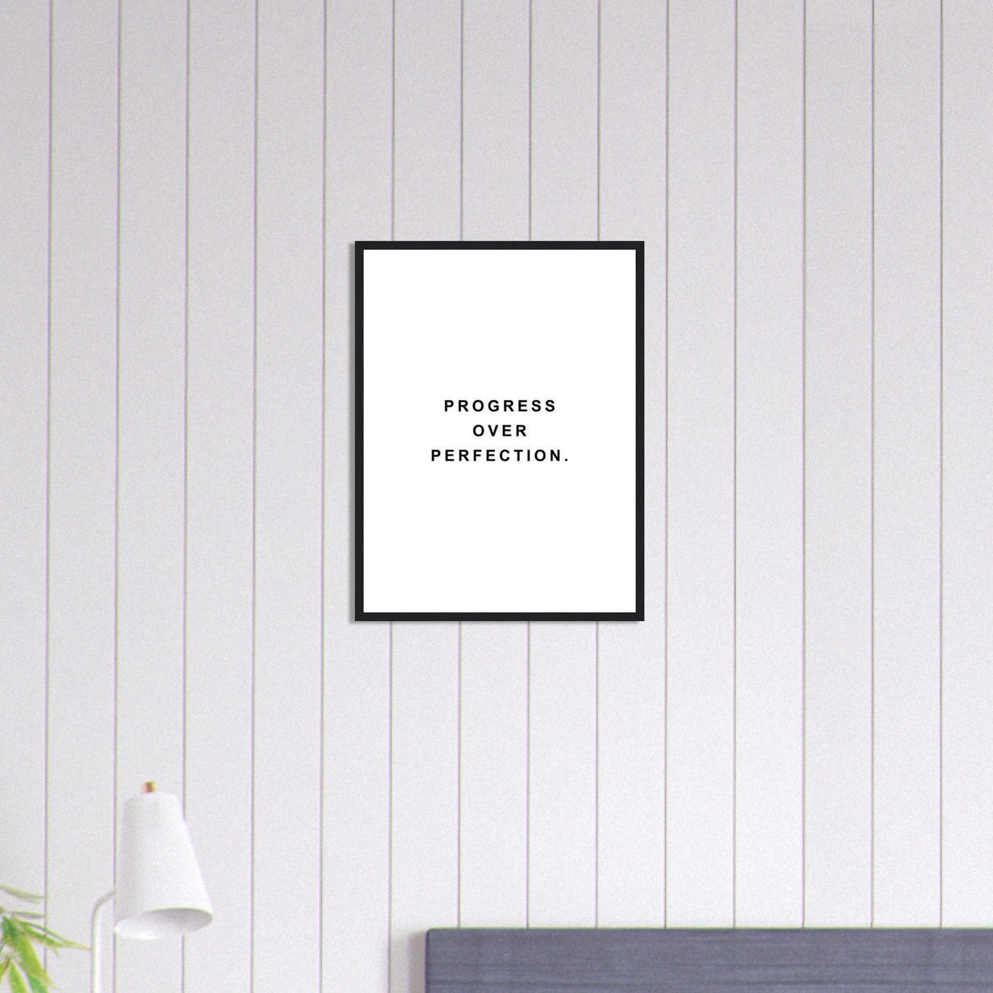 Canvanation Print Material 45x60 cm / 18x24″ Tableau Citation Progress Over Perfection