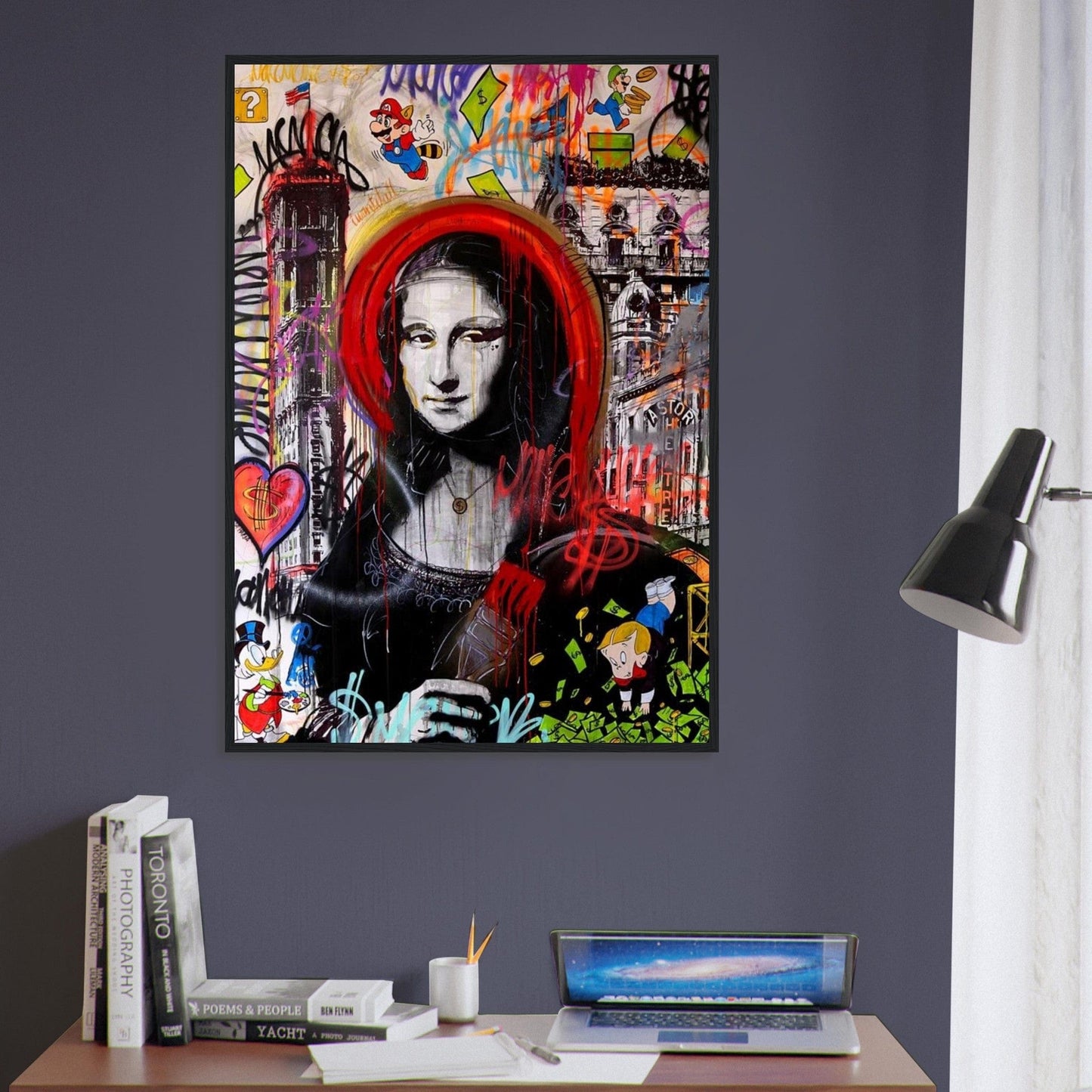Canvanation Print Material Tableau Street Art Joconde