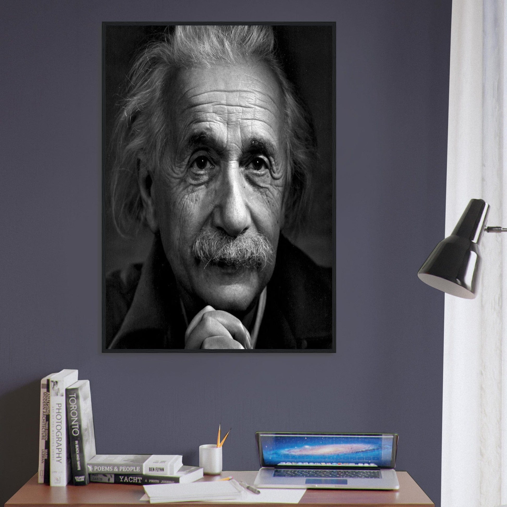 Canvanation Print Material Tableau Photo Noir Et Blanc-Portrait-Einstein