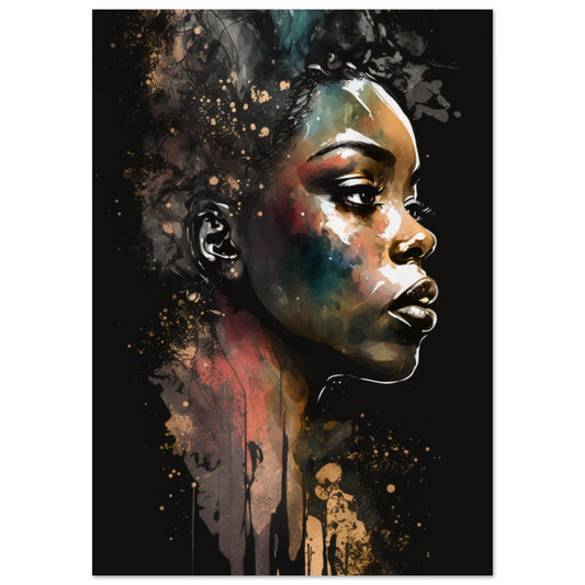 Gelato Print Material A0 (84.1 x 118.9  cm) Poster Portrait Femme Moderne
