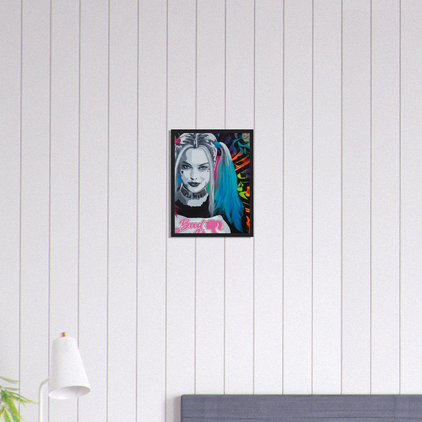 Canvanation Print Material 30x40 cm / 12x16″ Tableau Street Art Jocker Harley Quiin