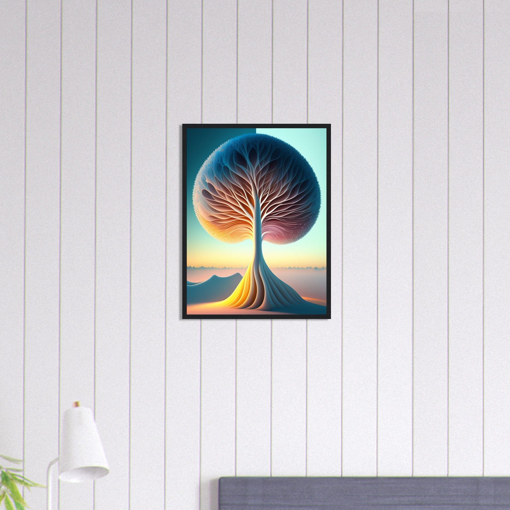 Canvanation Print Material Peinture Abstraite Arbre De Vie