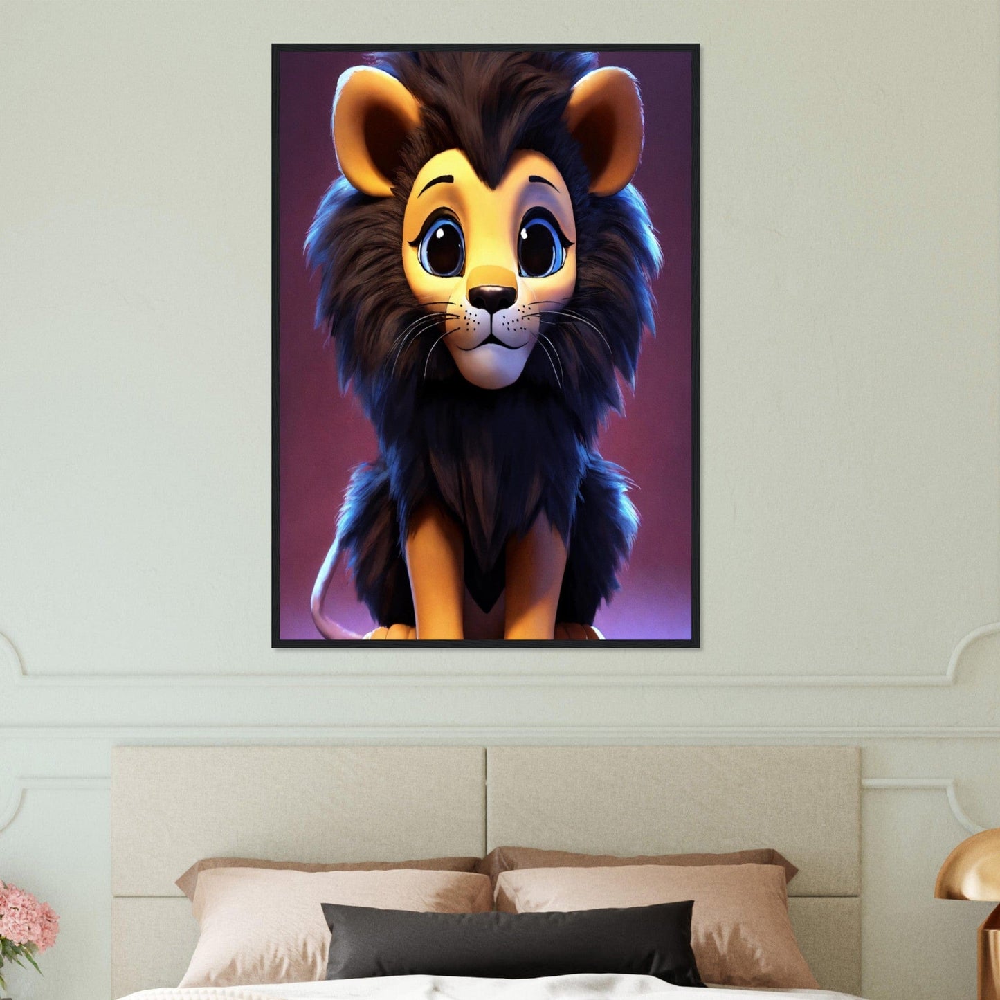 Canvanation Print Material Tableau Lionceau Futur Souverain