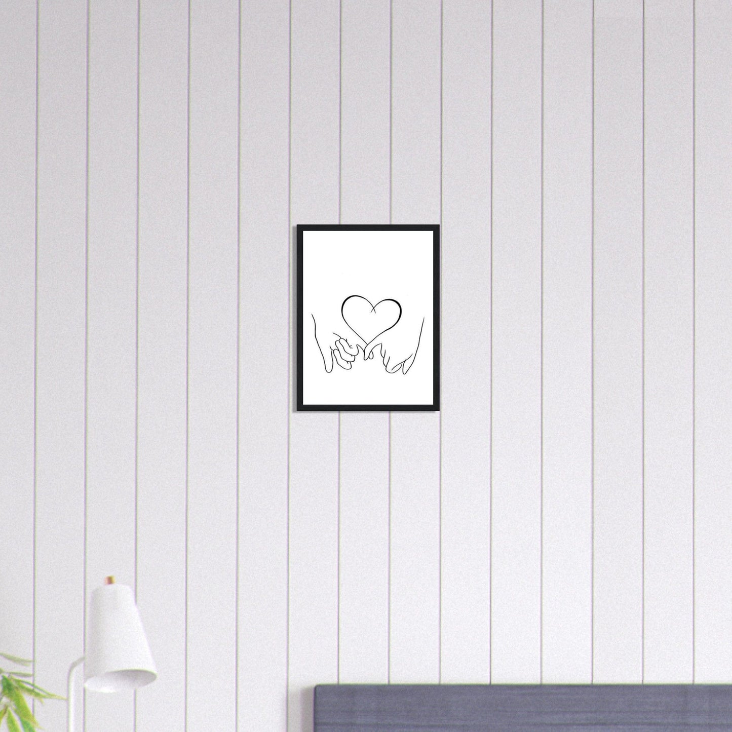 Canvanation Print Material 30x40 cm / 12x16″ Tableau Couple Toile de l'Amour Éternel