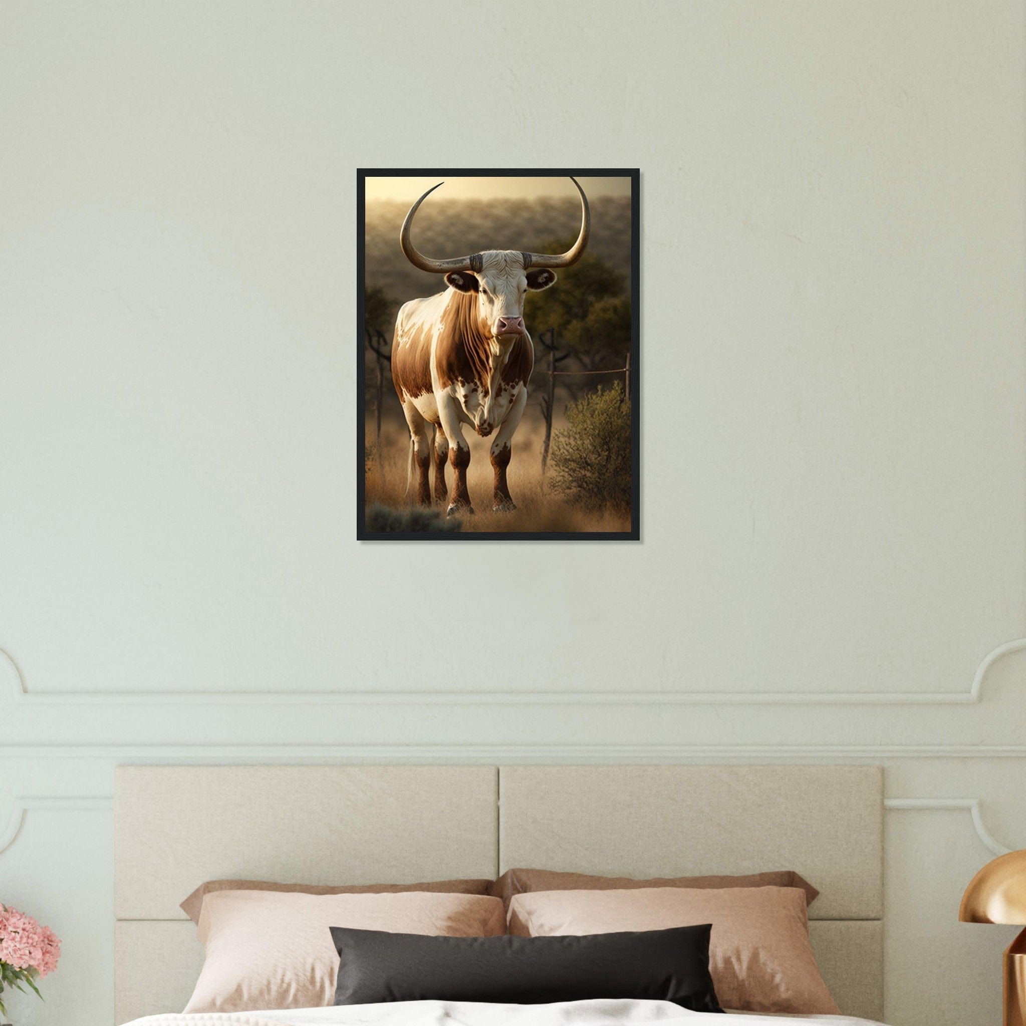 Canvanation Print Material Tableau Vache Colorée