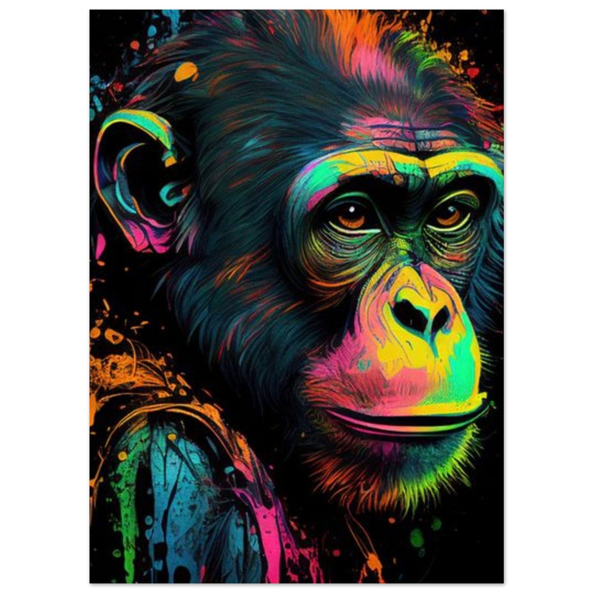 Canvanation Print Material 13x18 cm / 5x7″ Poster Singe Multicolore