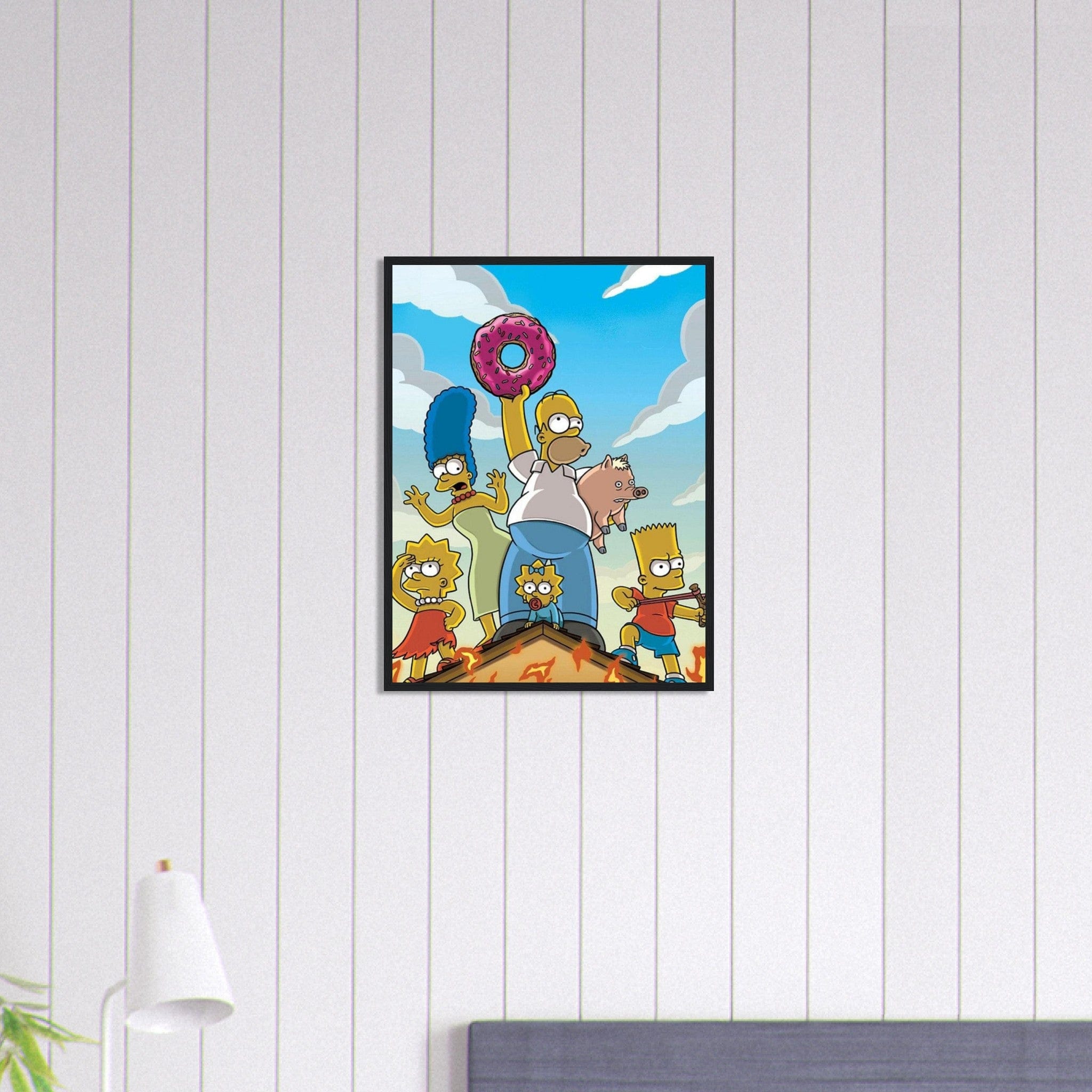 Canvanation Print Material 45x60 cm / 18x24″ Tableau La famille Simpson