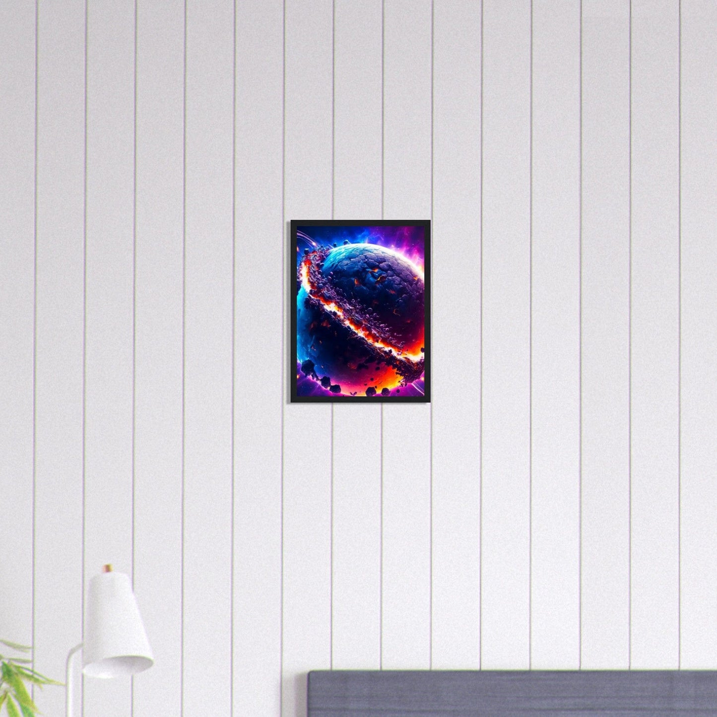 Canvanation Print Material 30x40 cm / 12x16″ Tableau Planete Nuit Étoilée Infinita