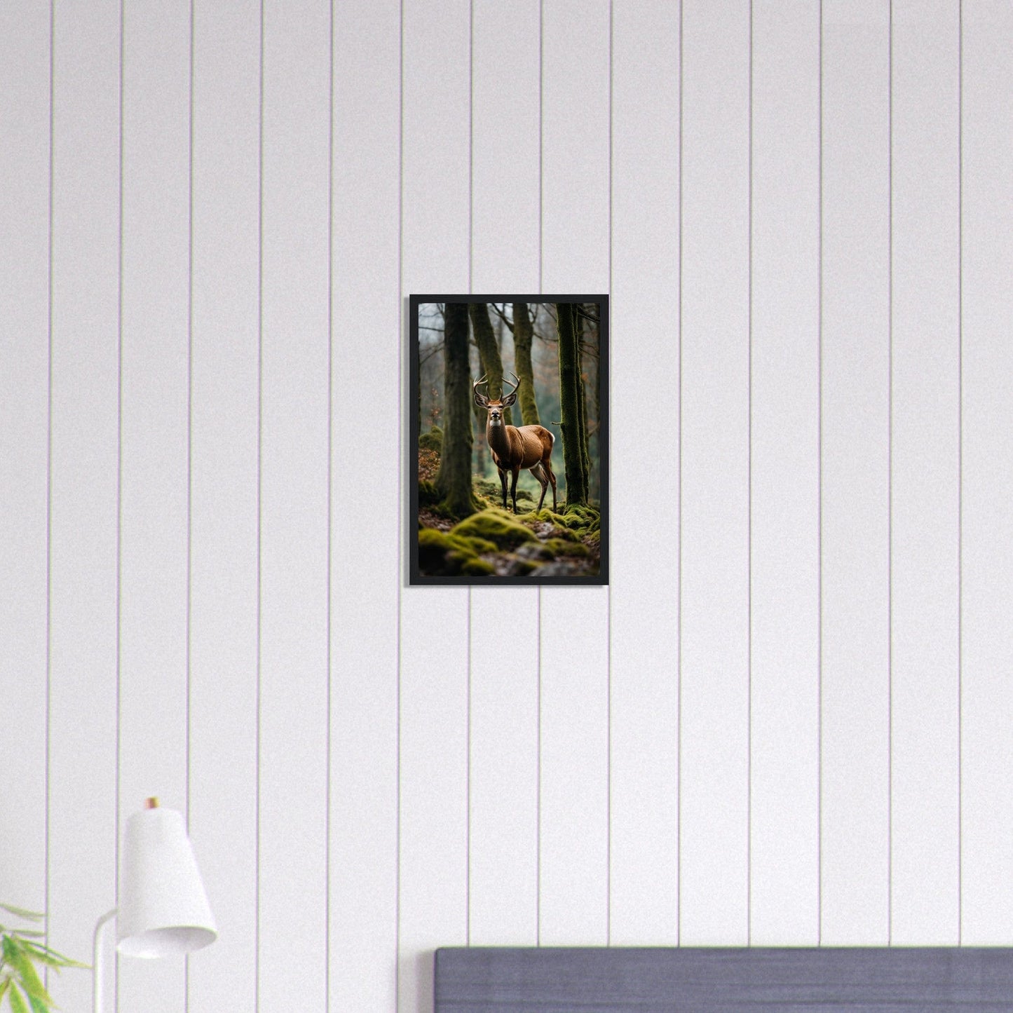 Canvanation Print Material 30x45 cm / 12x18″ Tableau Cerf Sérénité Sauvage