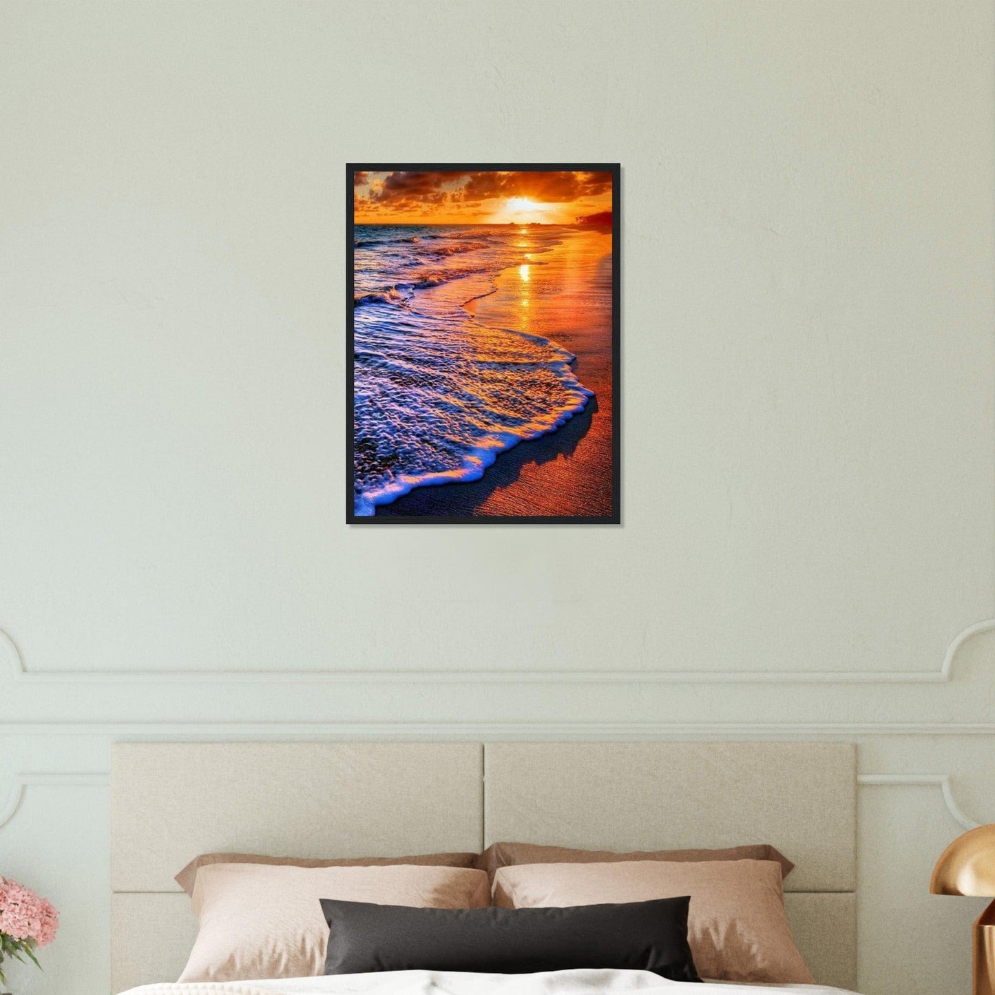 Gelato Print Material Tableau Coucher De Soleil Sur L'Adriatique