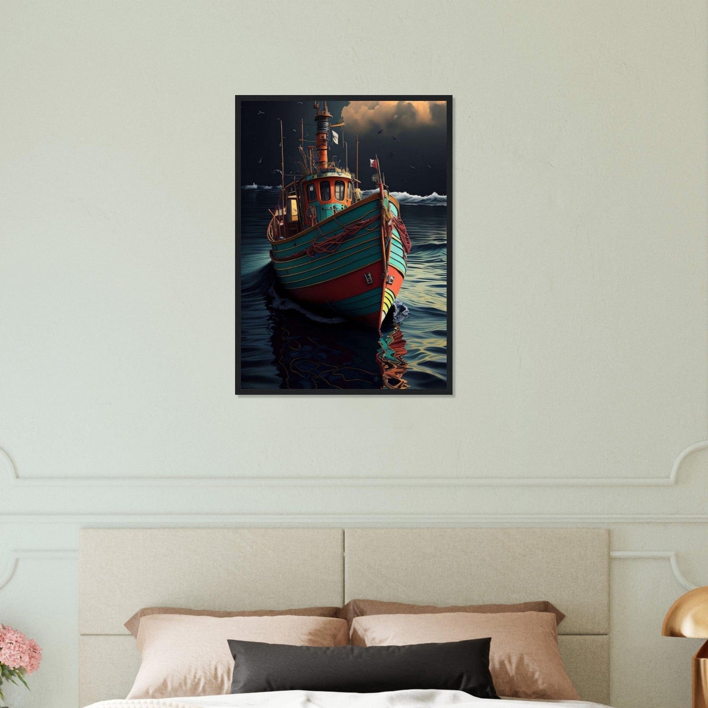 Canvanation Print Material 50x70 cm / 20x28″ Tableau Bateau De Pêche
