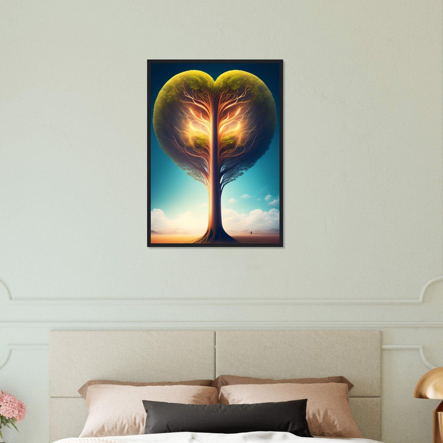 Canvanation Print Material 50x70 cm / 20x28″ Tableau L'Arbre de Vie: Une Exploration de Ses Branches et Ses Racines