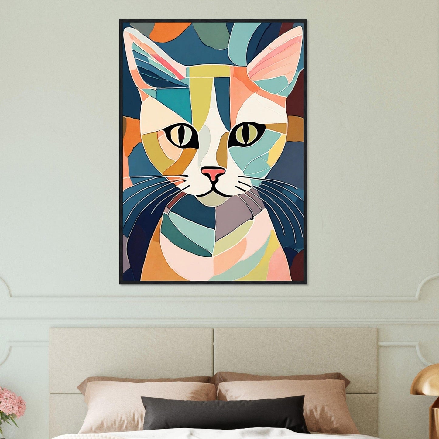 Canvanation Print Material Tableau Chat Douceur Veloutée