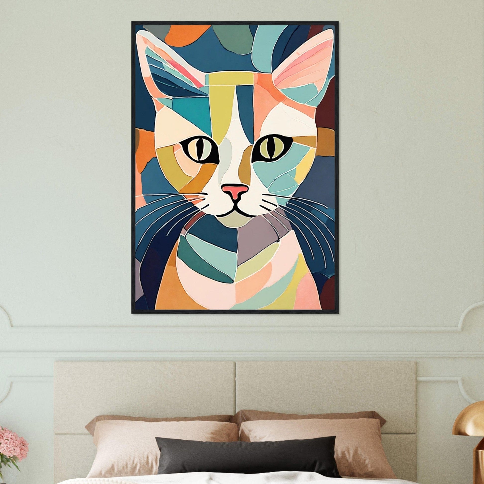 Canvanation Print Material Tableau Chat Douceur Veloutée