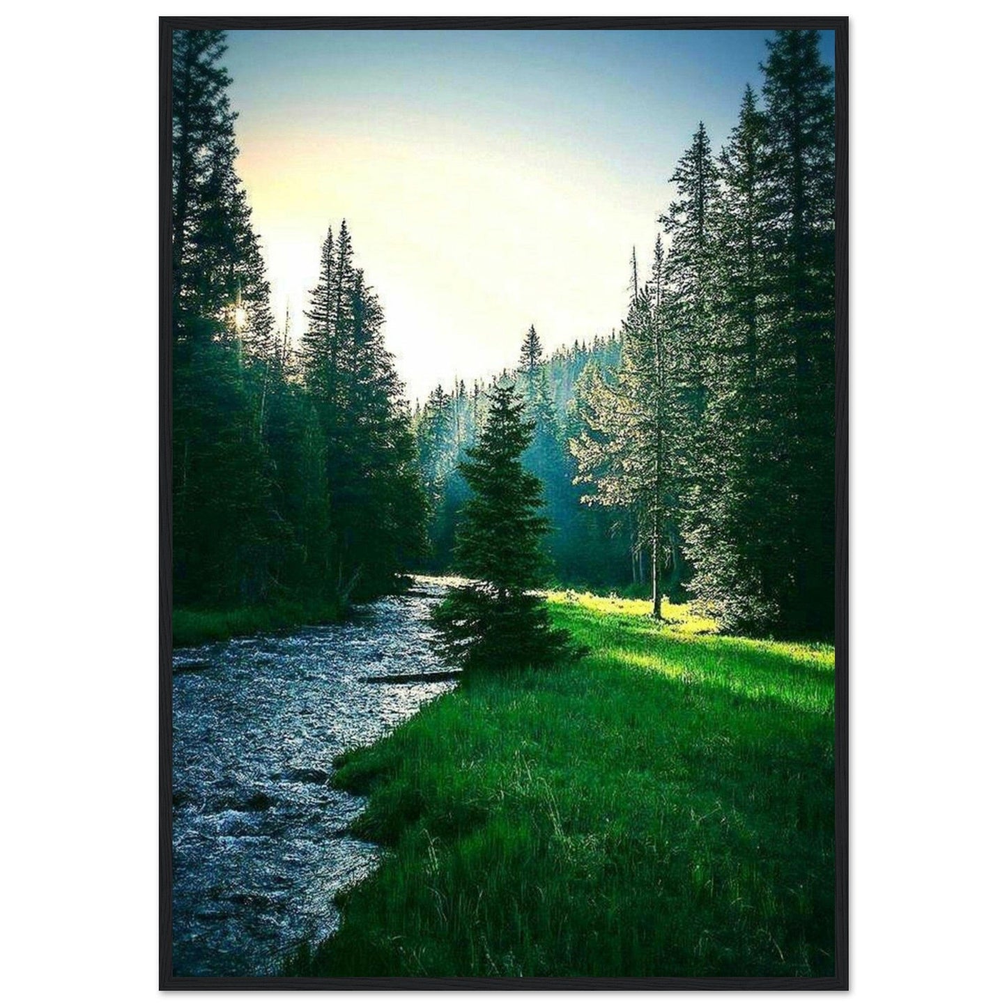 Canvanation Print Material 70x100 cm / 28x40″ Tableau Forêt Automne