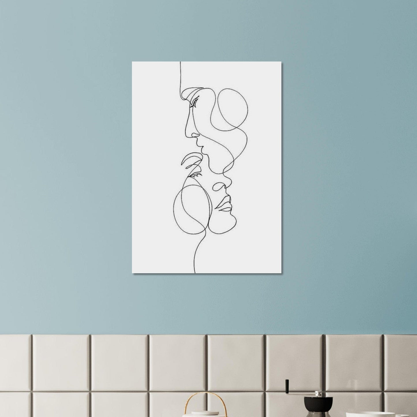 Gelato Print Material Peinture Couple Amoureux