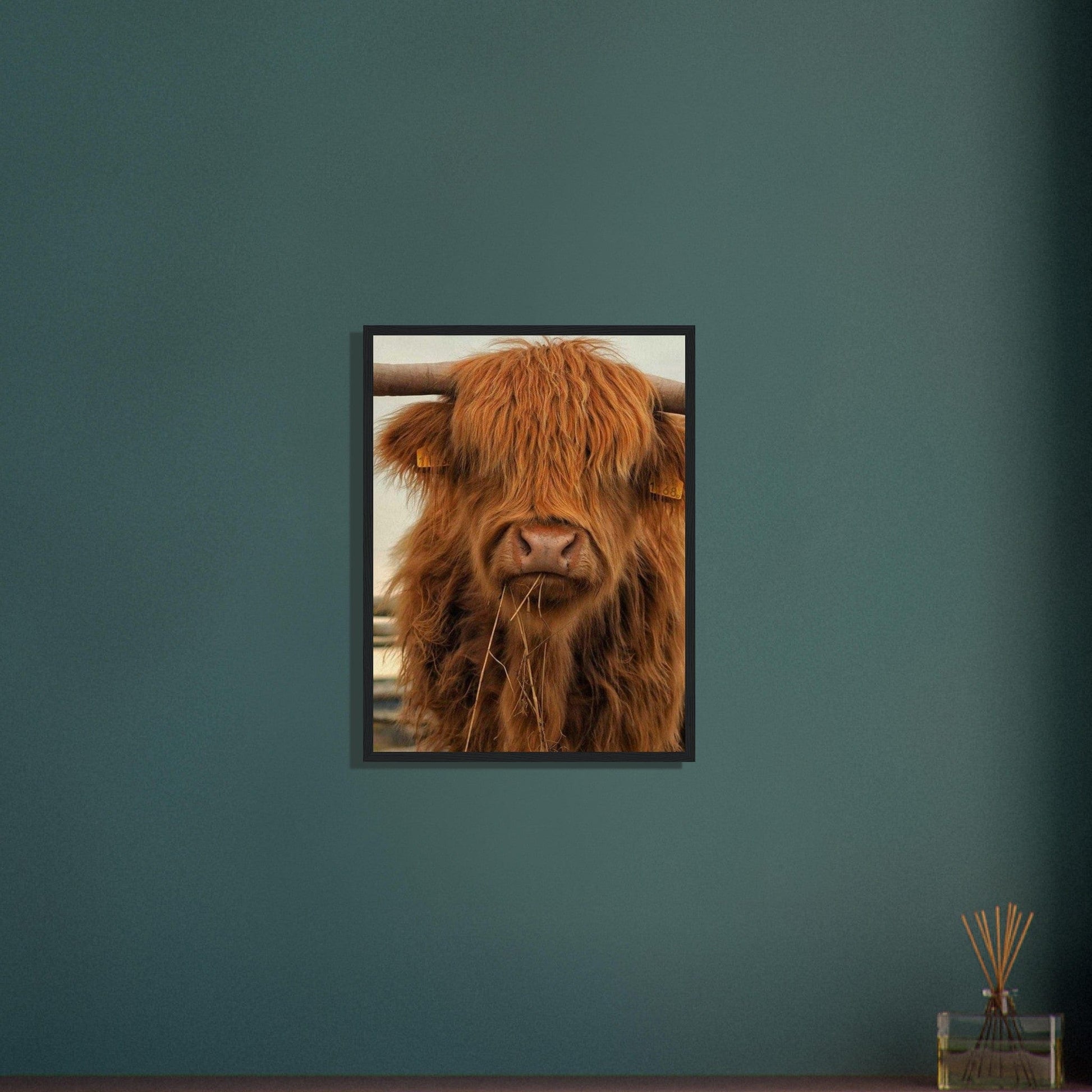Canvanation Print Material Tableau Vache Highland