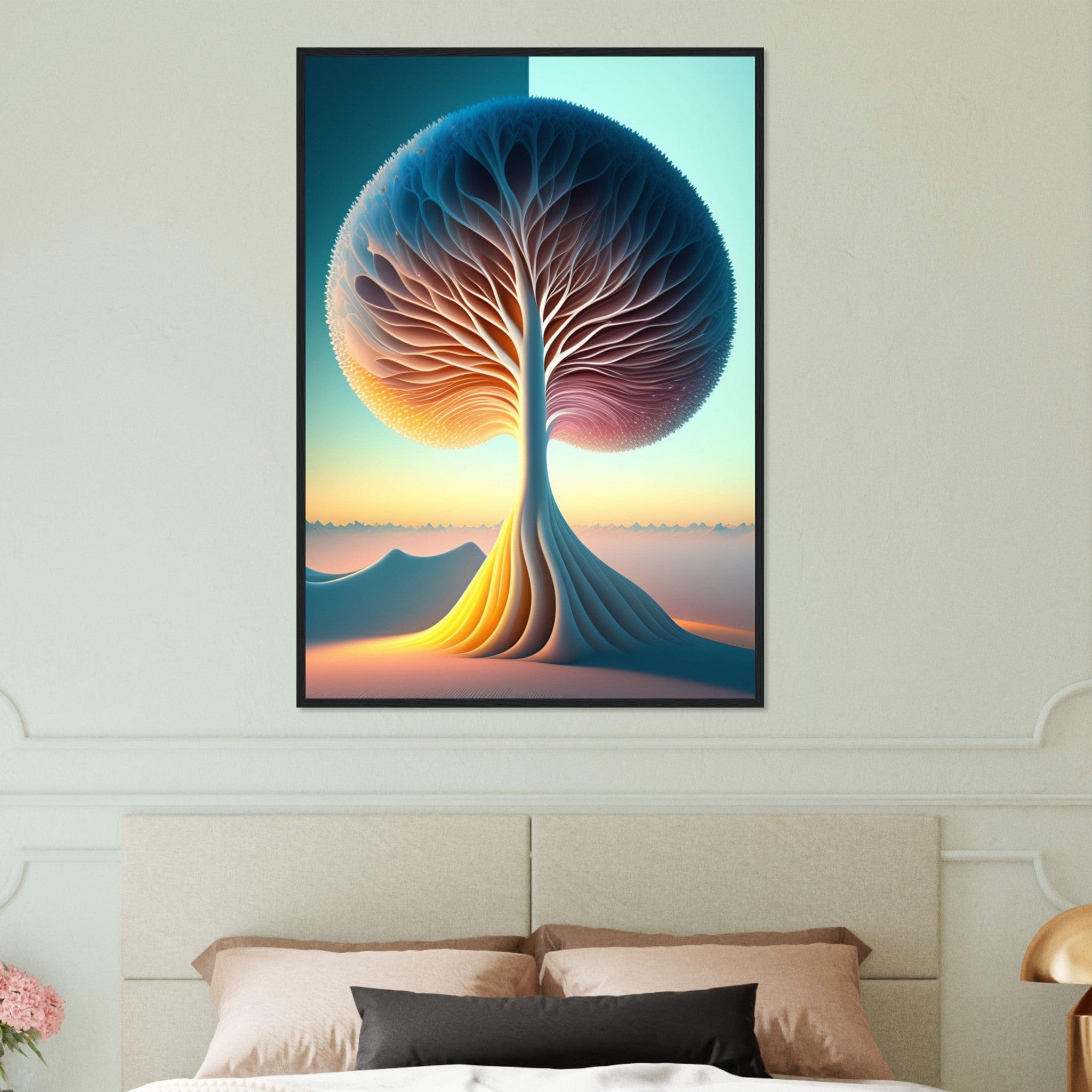 Canvanation Print Material 70x100 cm / 28x40″ Peinture Abstraite Arbre De Vie