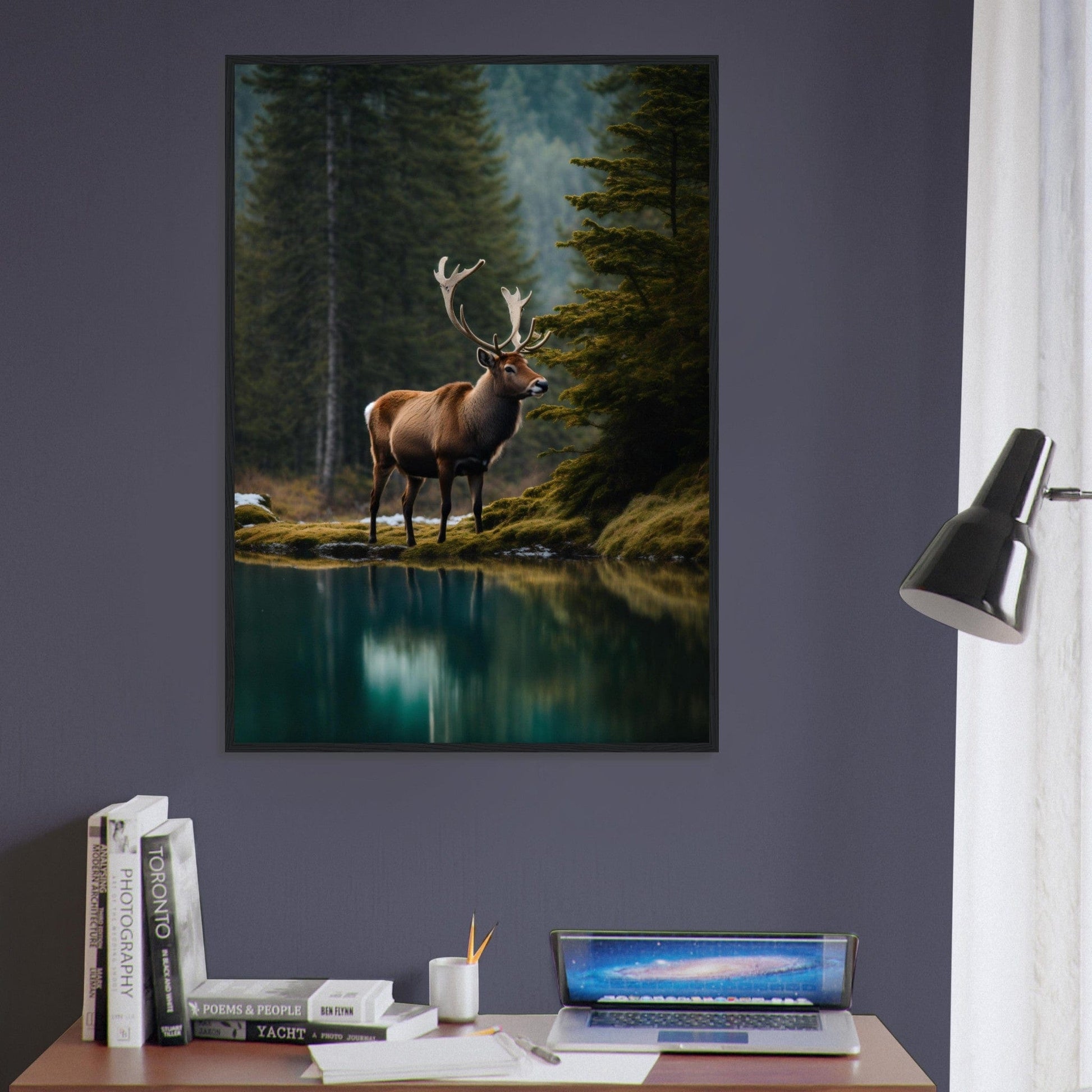 Canvanation Print Material Tableau Cerf L’Éveil du Cerf