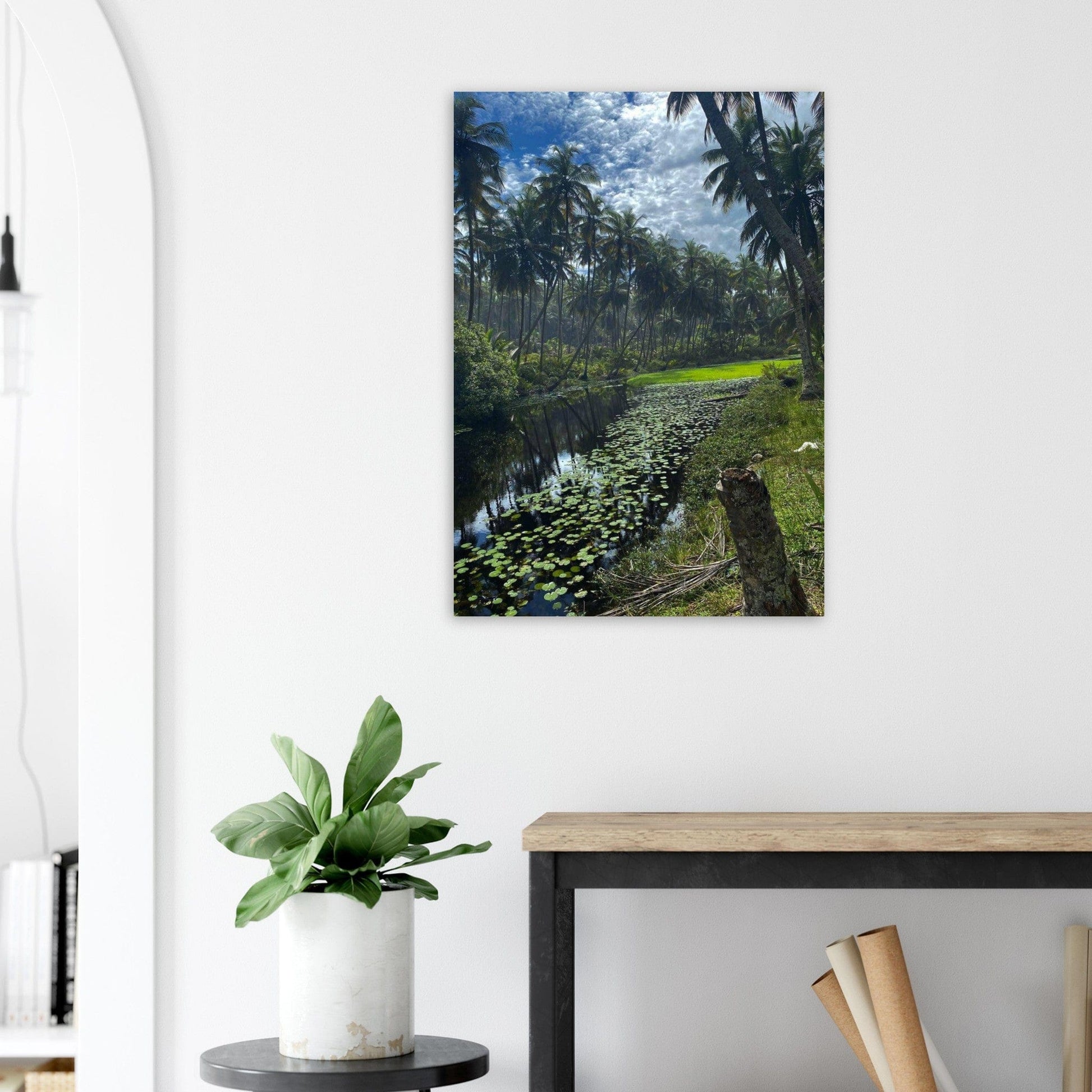 Gelato Print Material Affiche Africain Lac Ghana