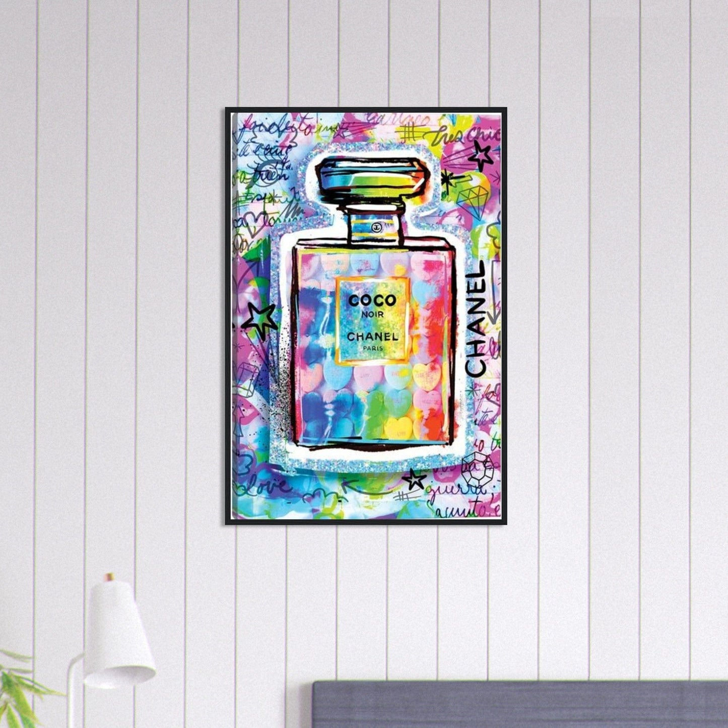 Canvanation Print Material 60x90 cm / 24x36″ Tableau Chanel Numéro 5 Multicolore