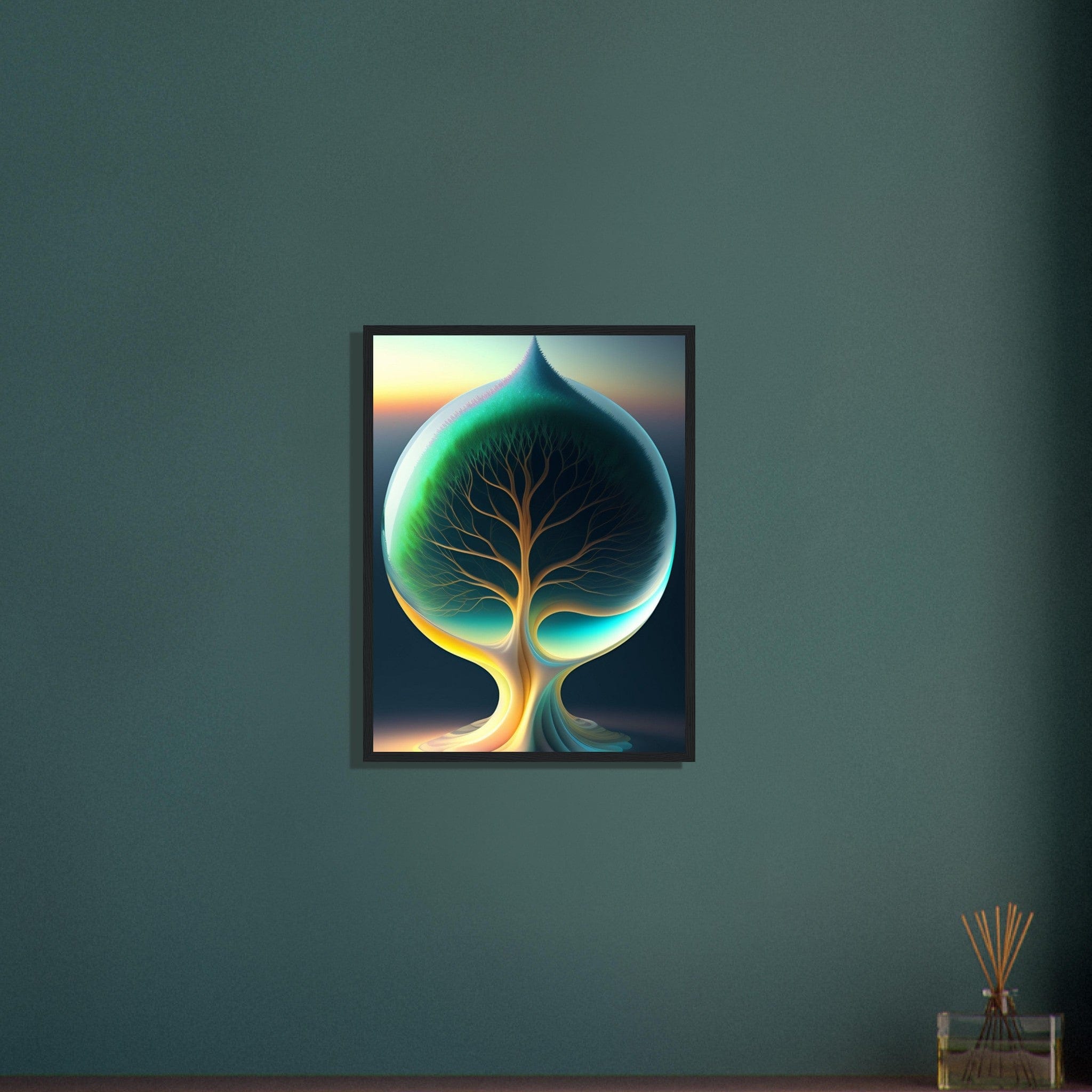 Canvanation Print Material Tableau Abstrait Arbre De Vie