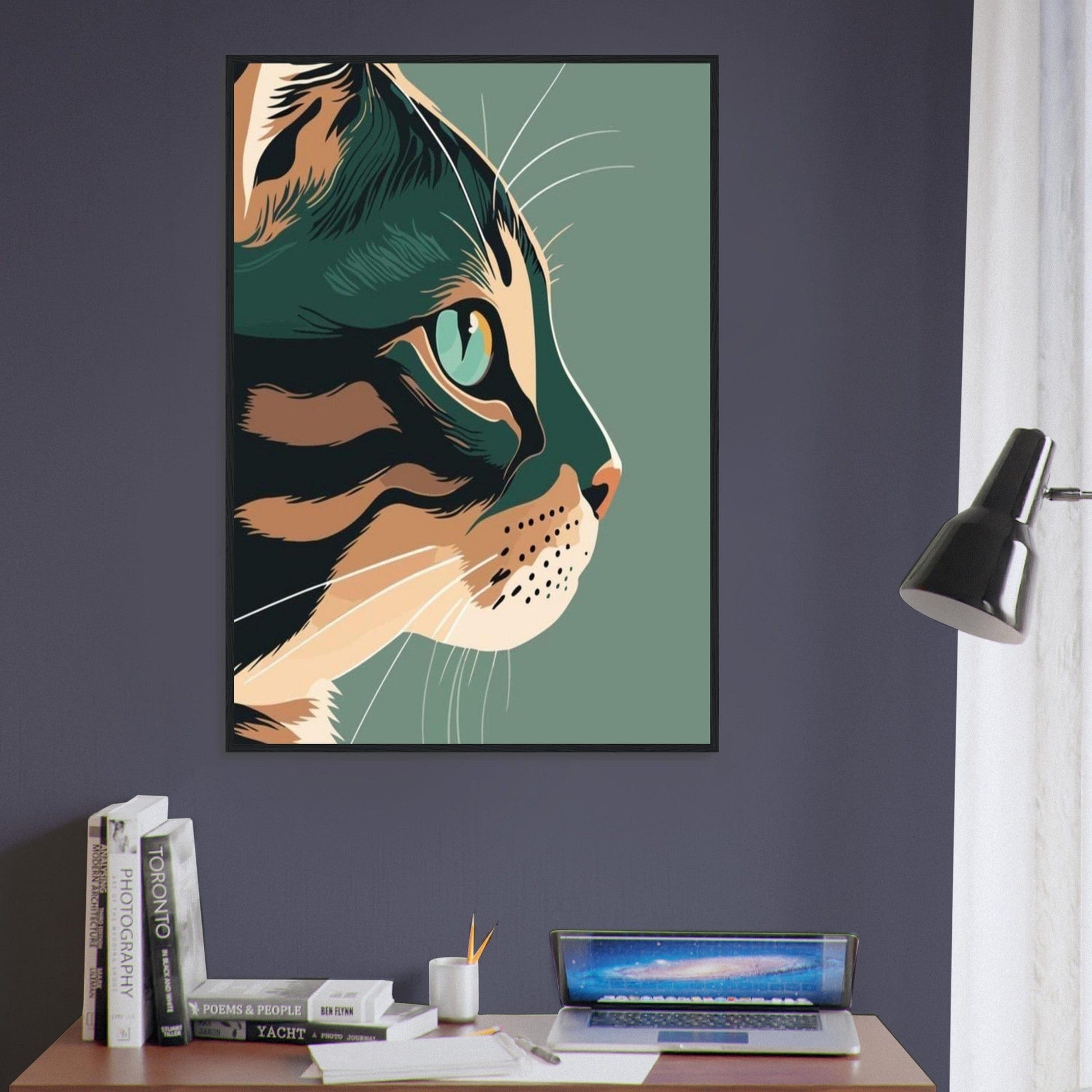 Canvanation Print Material Tableau Chat Pop Art Miaou Moderne