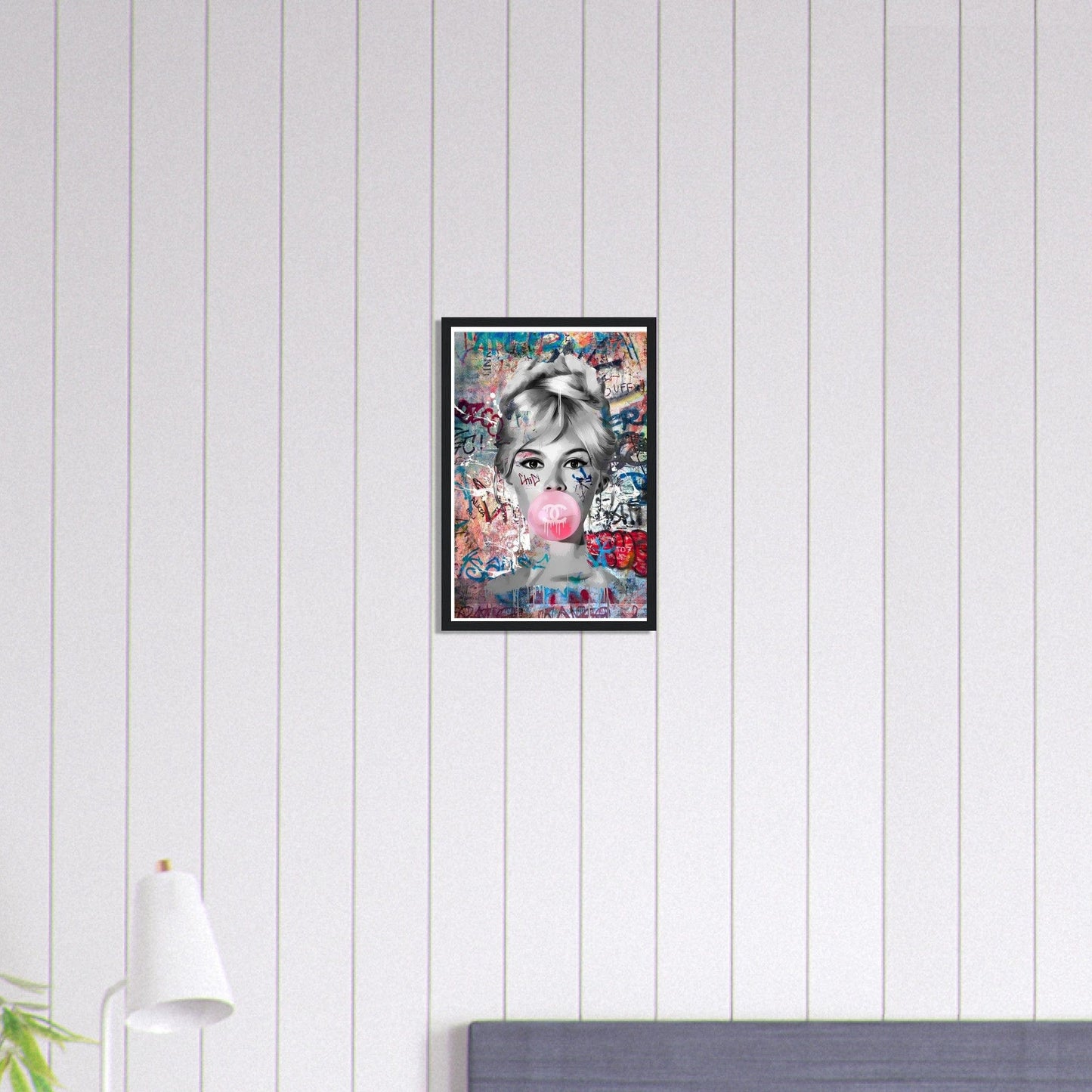 Canvanation Print Material 30x45 cm / 12x18″ Tableau Brigitte Bardot Gum