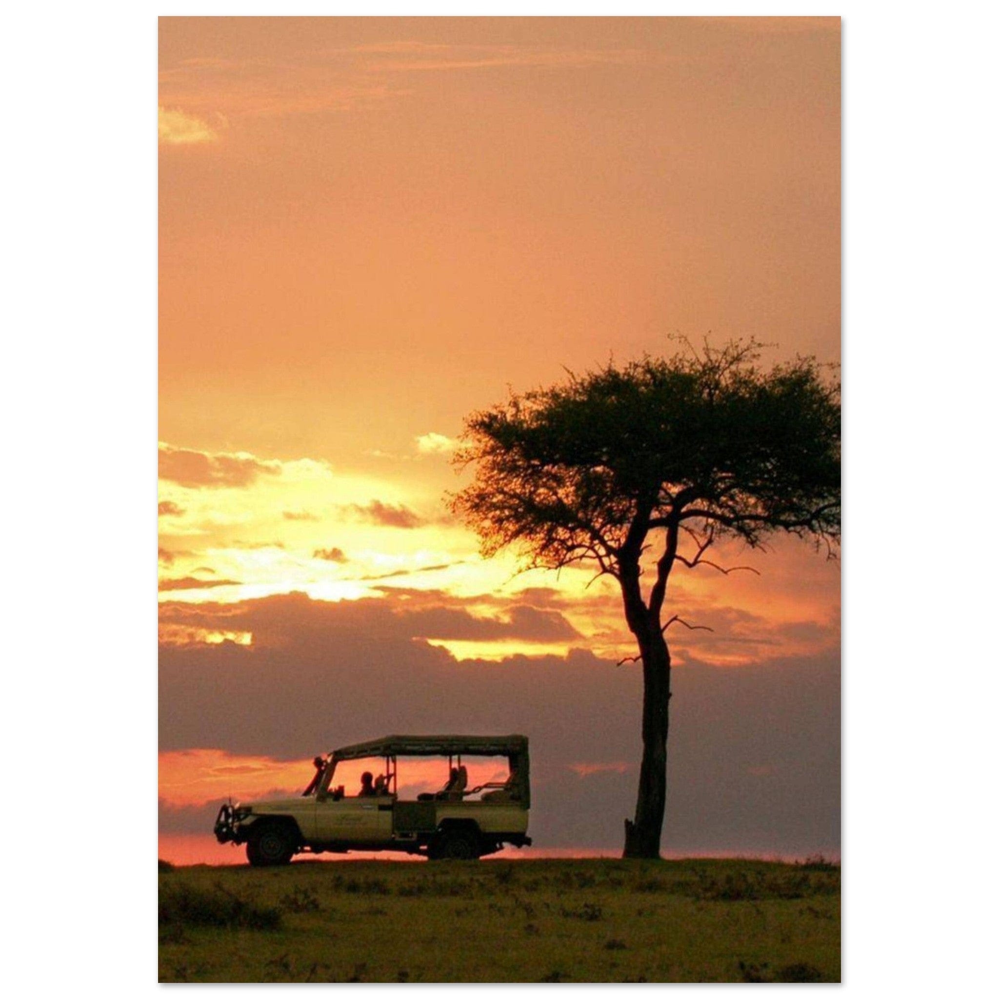 Gelato Print Material A1 (59.4 x 84.1 cm) Tableau Africain Safari