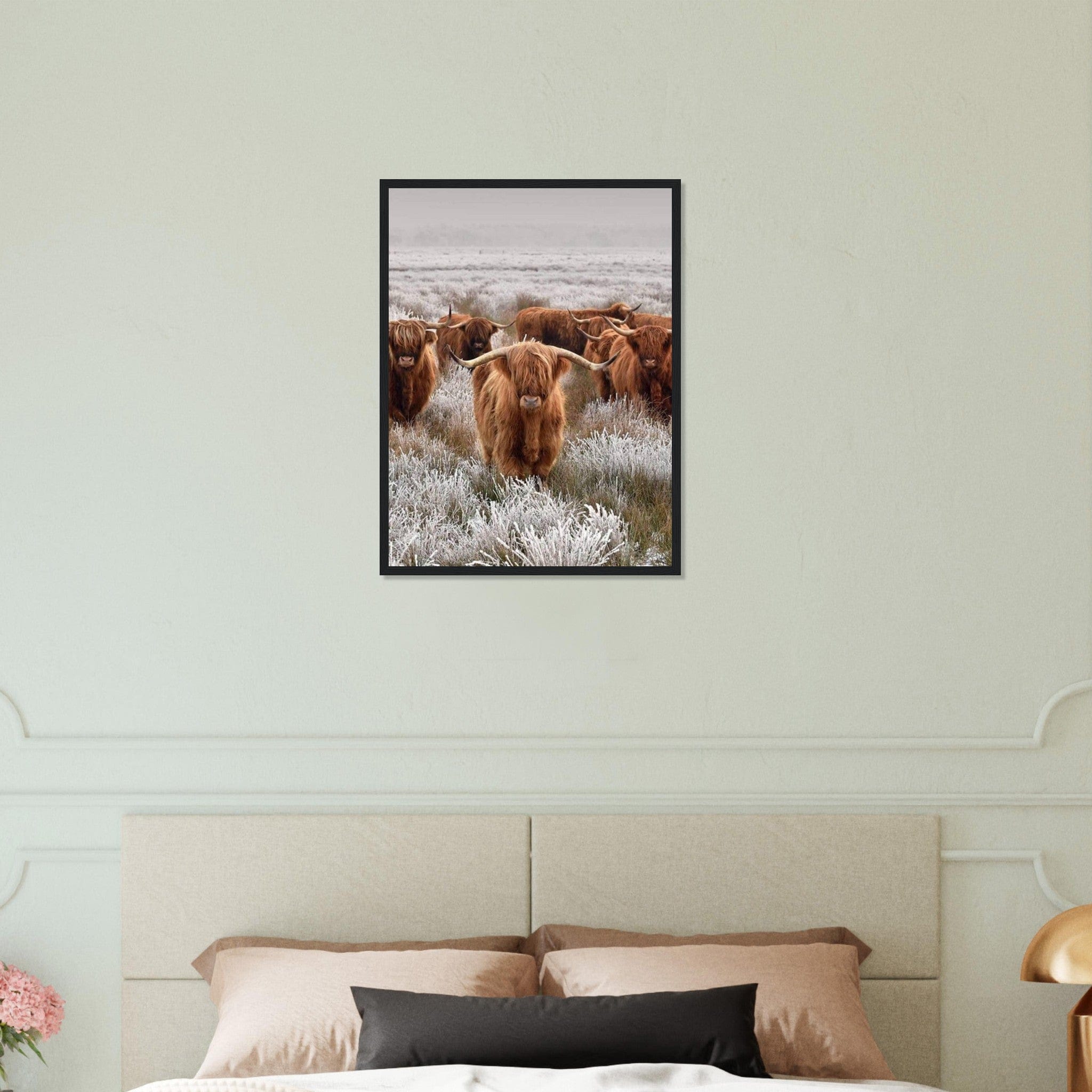 Canvanation Print Material Tableau Vache Couleur